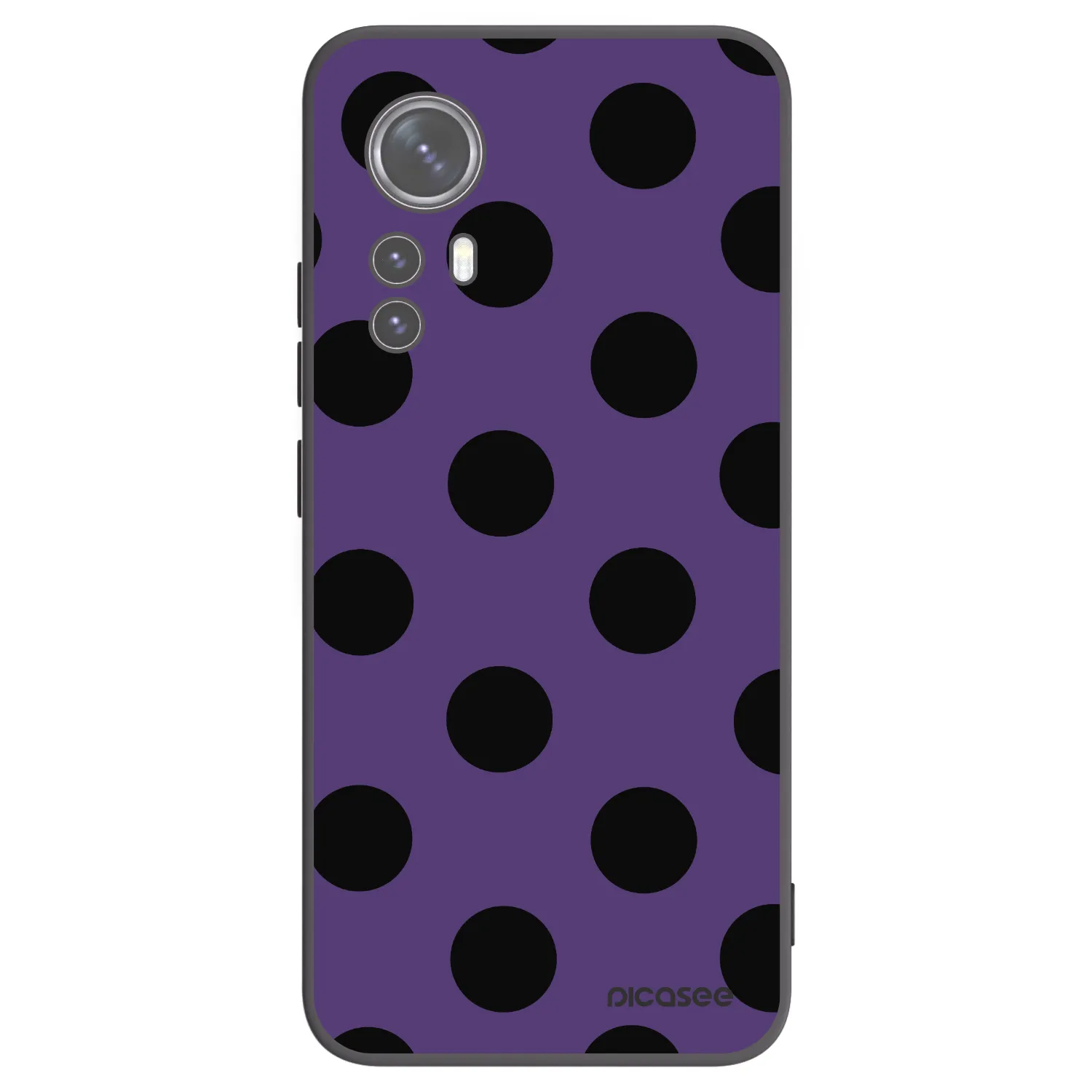 Picasee silikónový čierny obal pre Xiaomi 12X - Big flickers 2