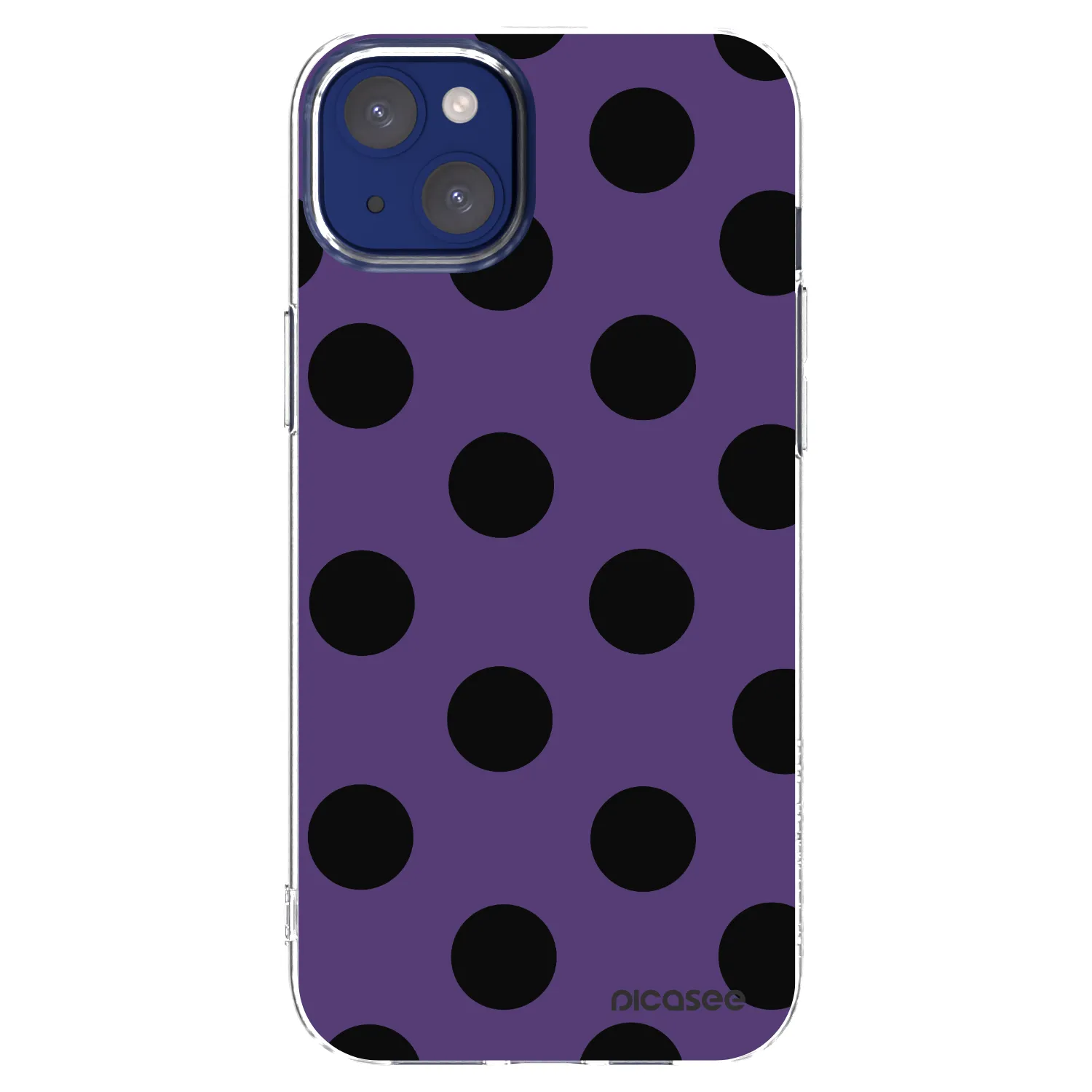 Picasee silikónový prehľadný obal pre Apple iPhone 14 Plus - Big flickers 2