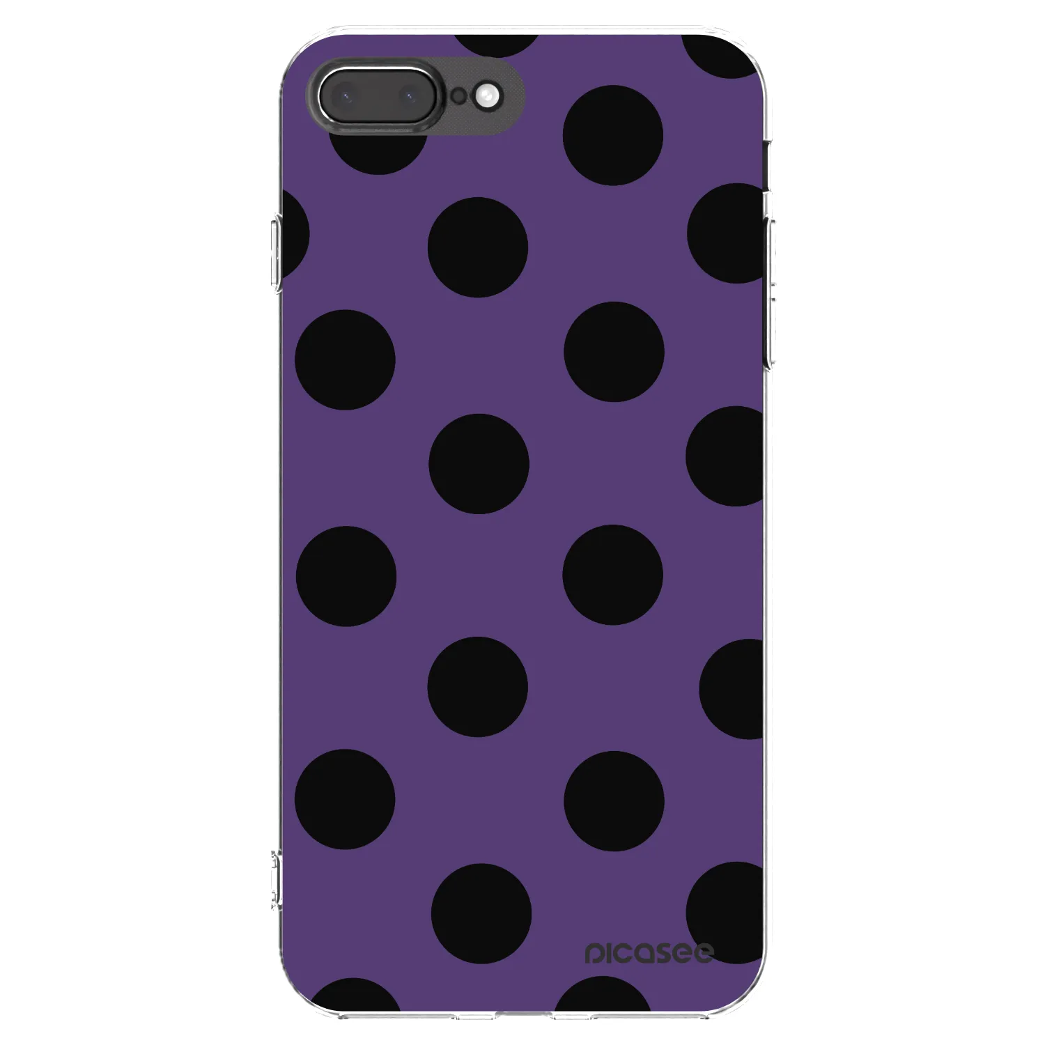 Picasee silikónový prehľadný obal pre Apple iPhone 8 Plus - Big flickers 2