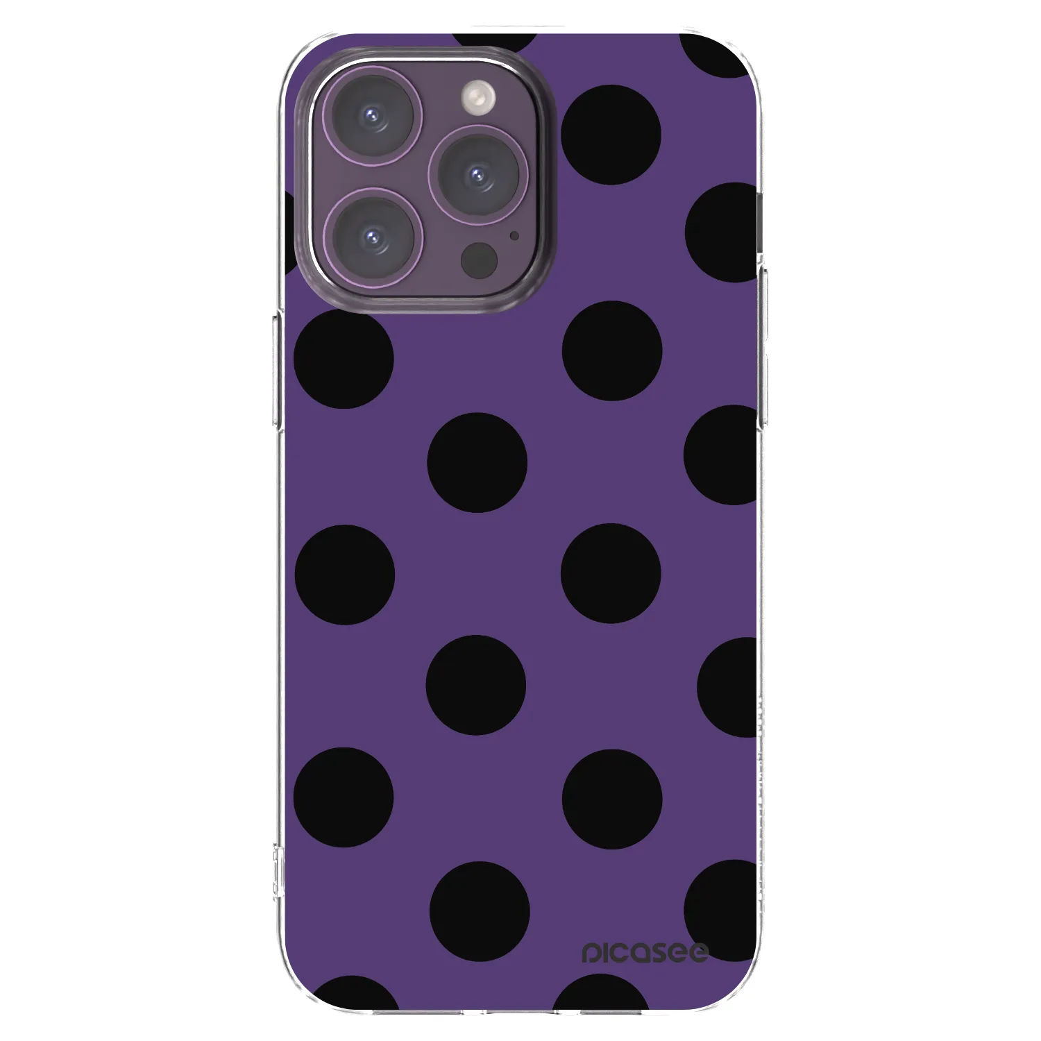 Picasee silikónový prehľadný obal pre Apple iPhone 14 Pro Max - Big flickers 2
