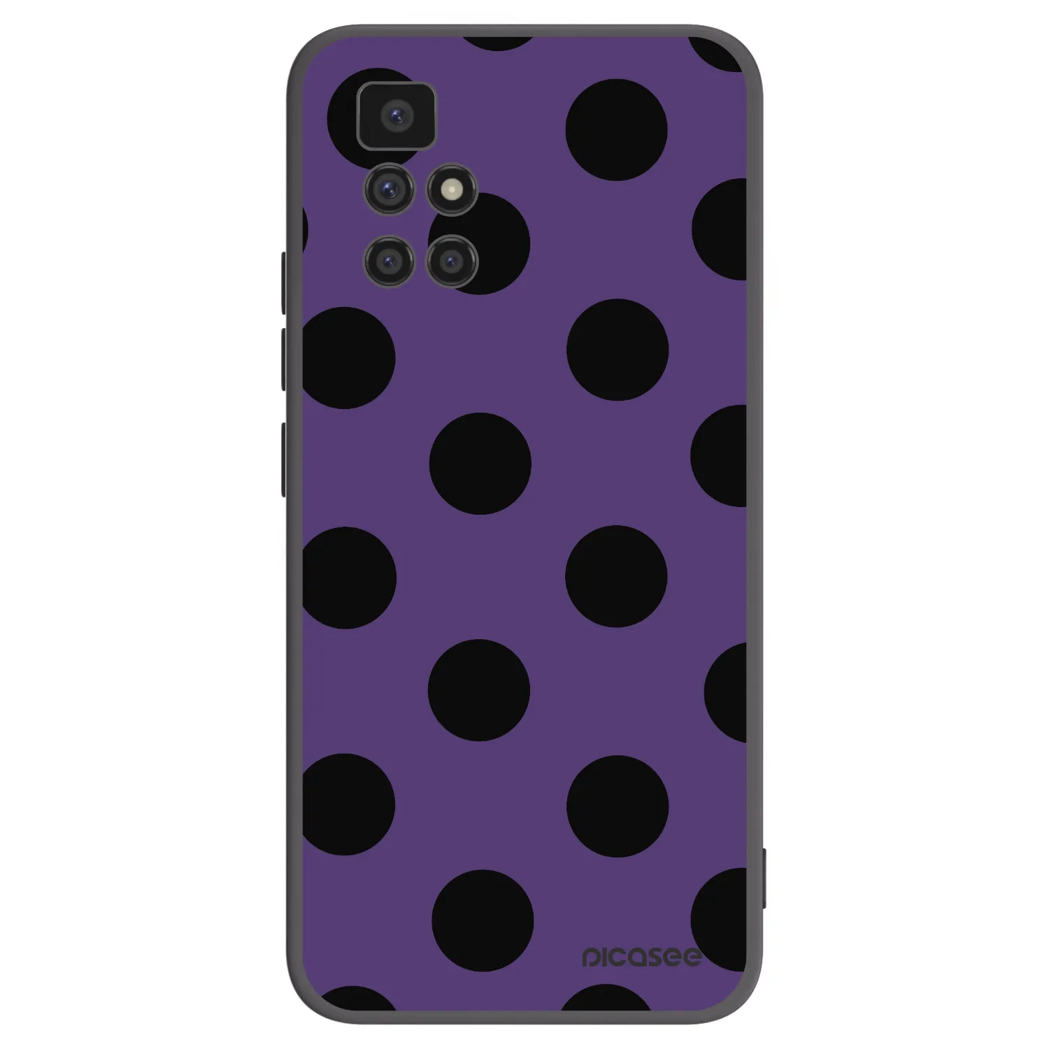 Picasee silikónový čierny obal pre Xiaomi Redmi 10 (2022) - Big flickers 2
