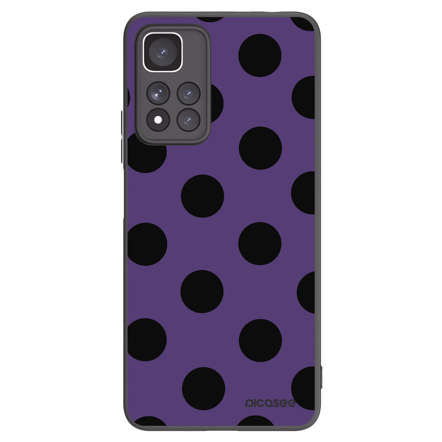 Picasee silikónový čierny obal pre Xiaomi Redmi Note 11 Pro+ 5G - Big flickers 2
