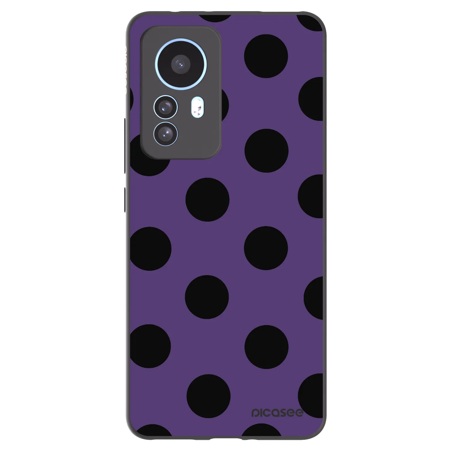 Picasee silikónový čierny obal pre Xiaomi 12T - Big flickers 2