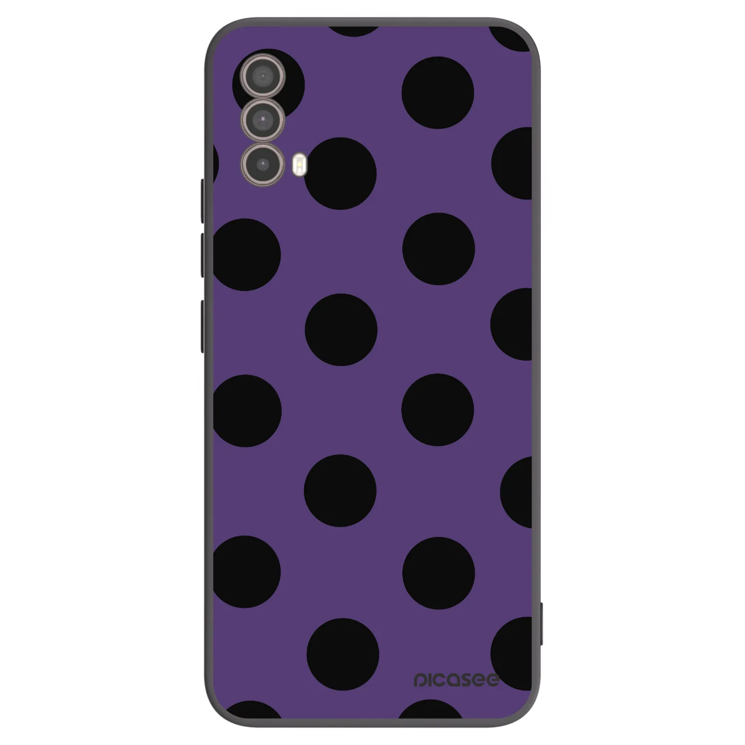 Picasee silikónový čierny obal pre Motorola Moto E40 - Big flickers 2
