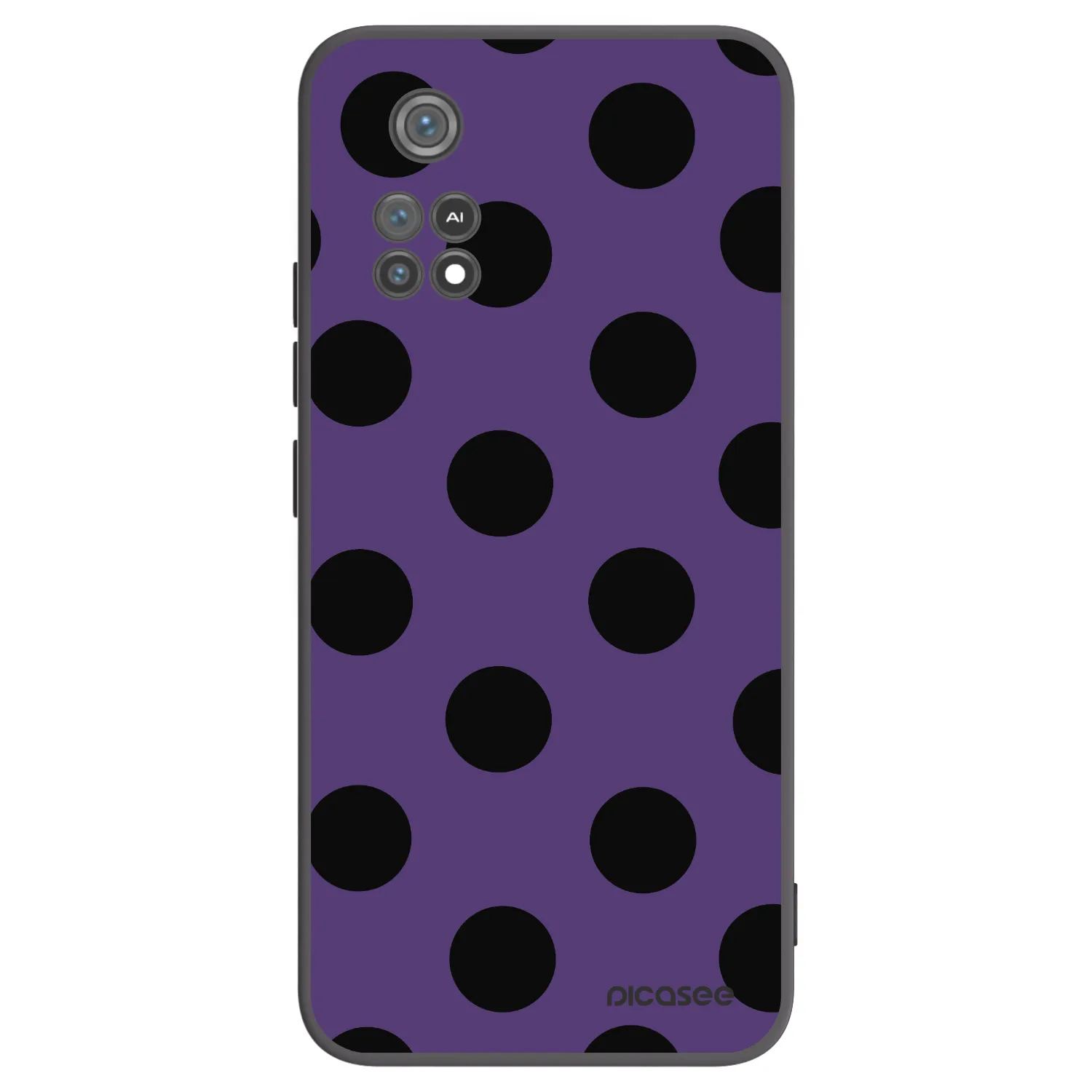 Picasee silikónový čierny obal pre Xiaomi Poco M4 Pro - Big flickers 2