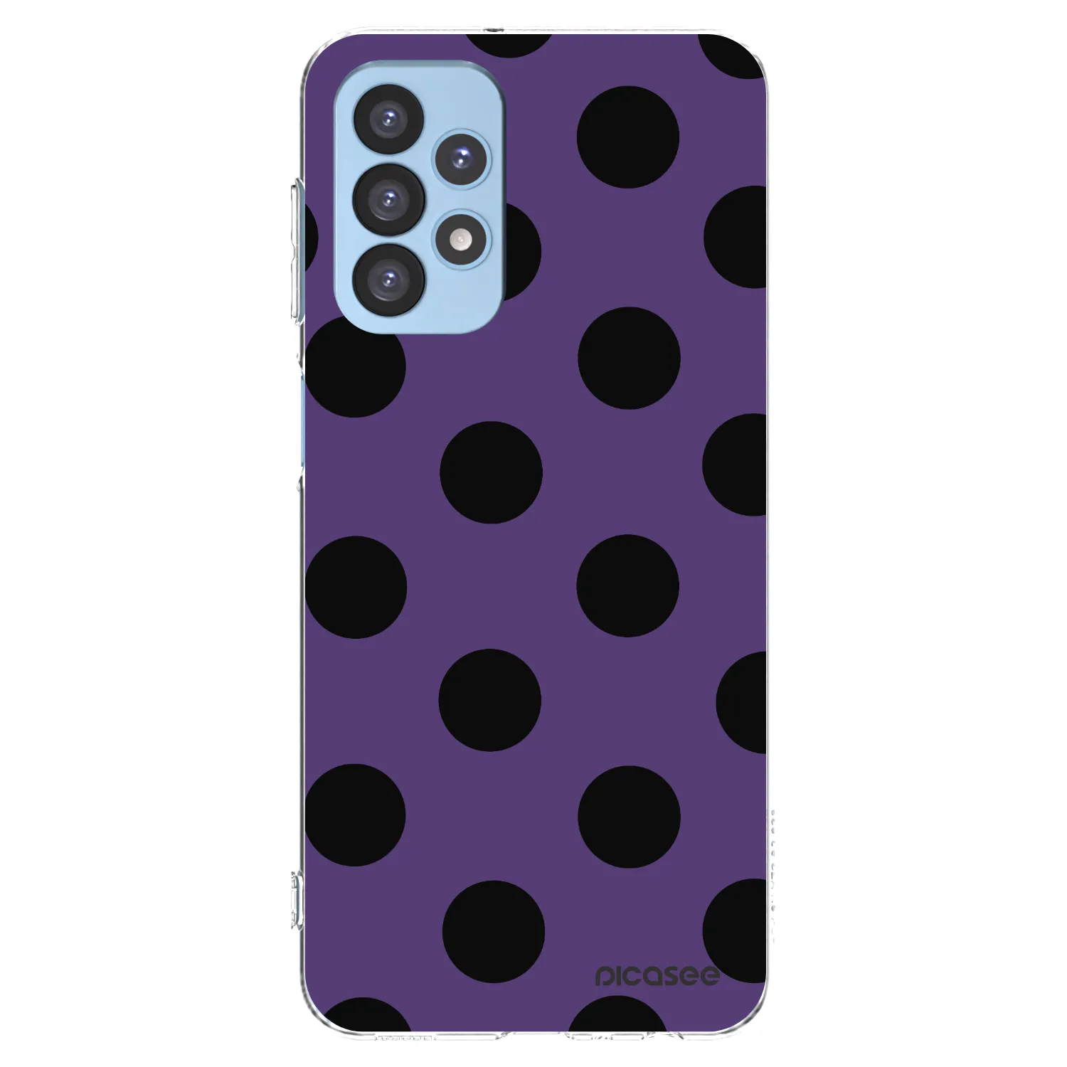 Picasee silikónový prehľadný obal pre Samsung Galaxy A23 A235F 4G - Big flickers 2