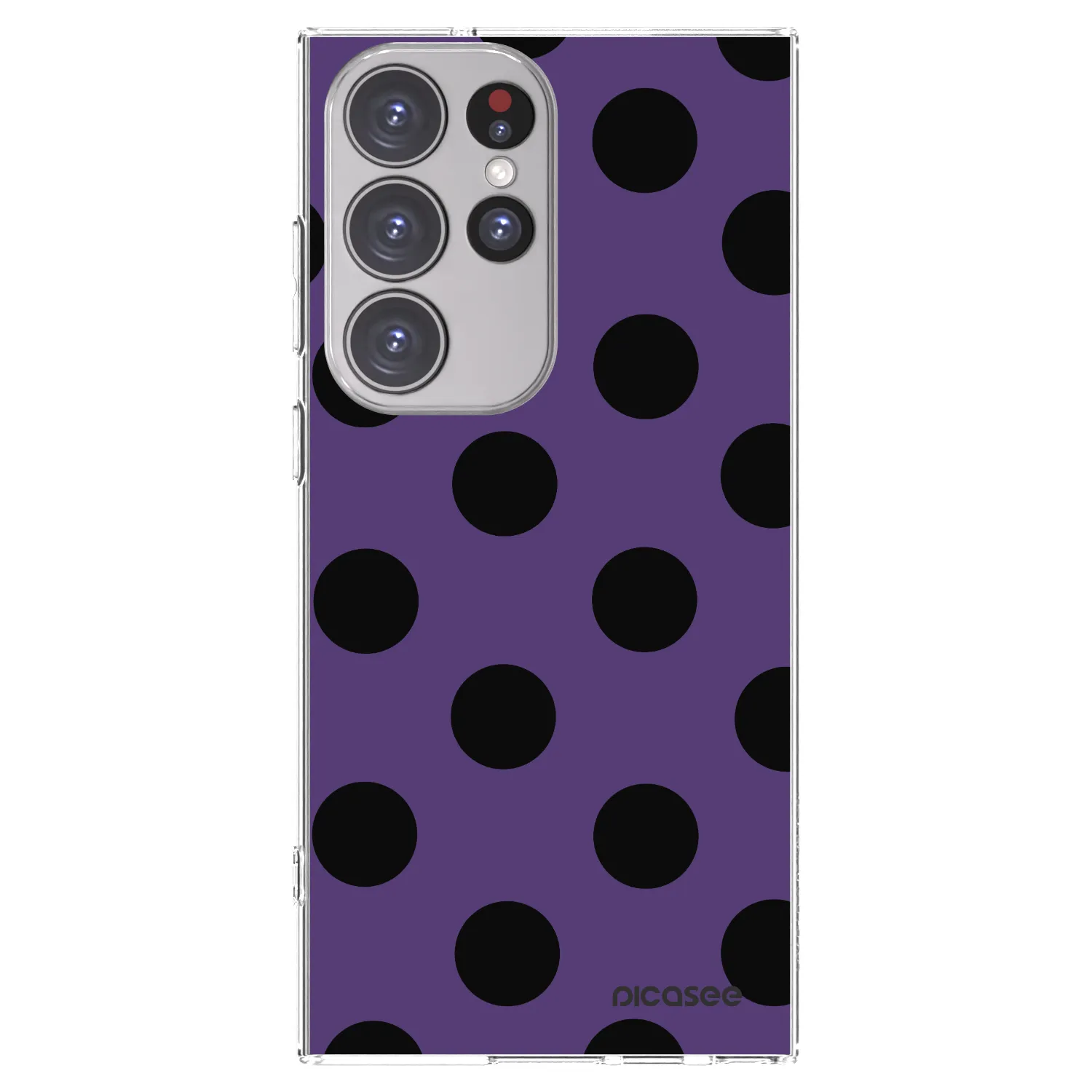 Picasee silikónový prehľadný obal pre Samsung Galaxy S23 Ultra 5G - Big flickers 2