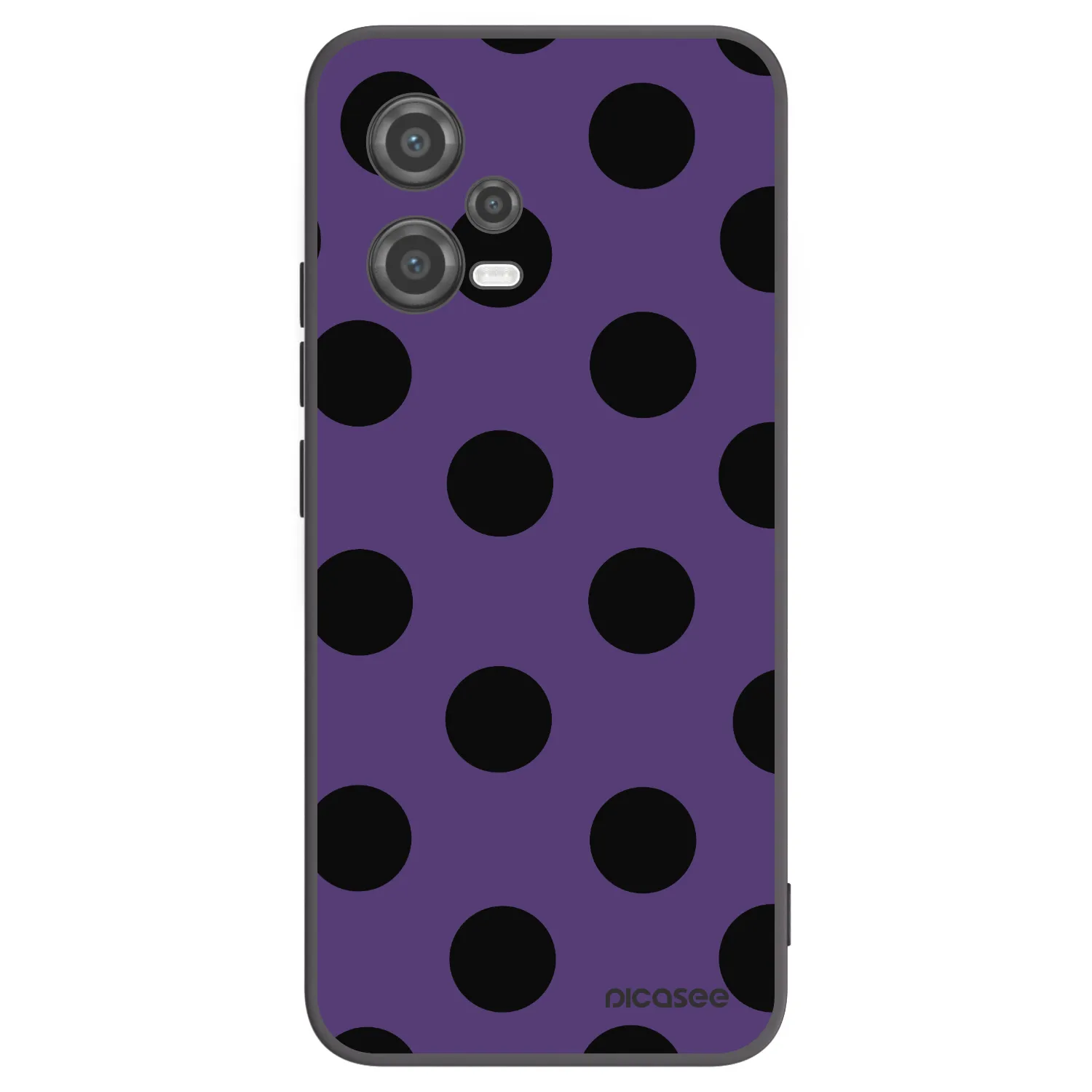 Picasee silikónový čierny obal pre Xiaomi Poco X5 - Big flickers 2