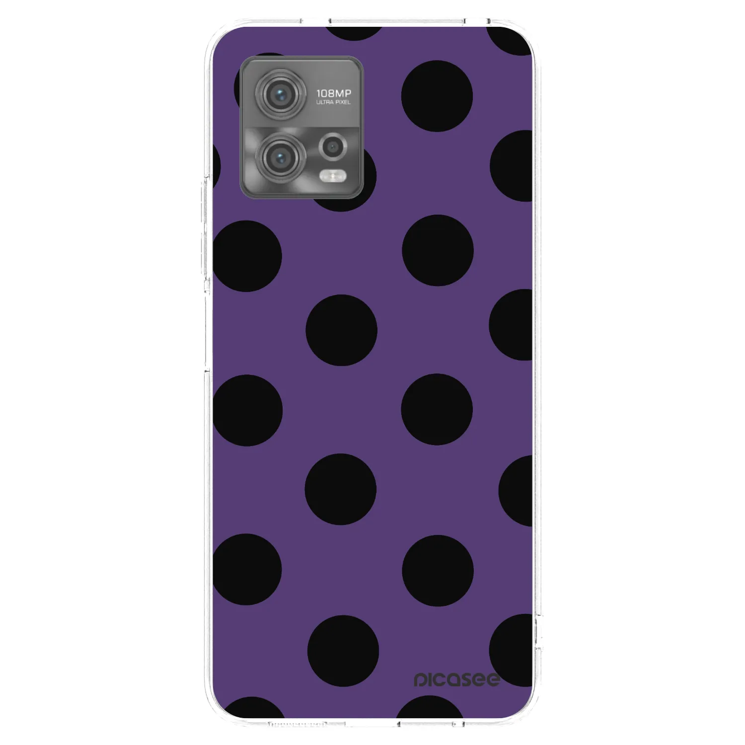 Picasee silikónový prehľadný obal pre Motorola Moto G72 - Big flickers 2