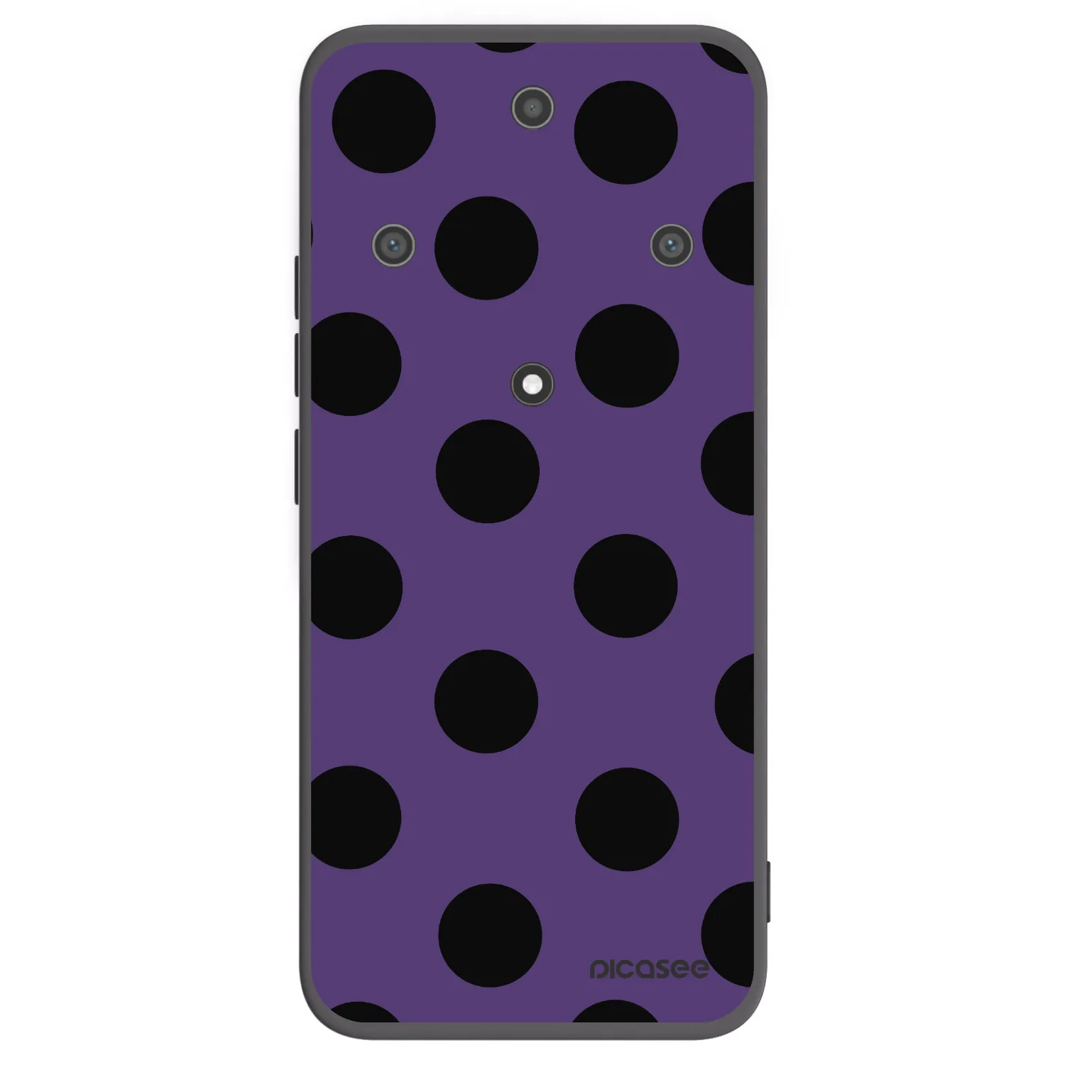 Picasee silikónový čierny obal pre Honor Magic5 Lite 5G - Big flickers 2
