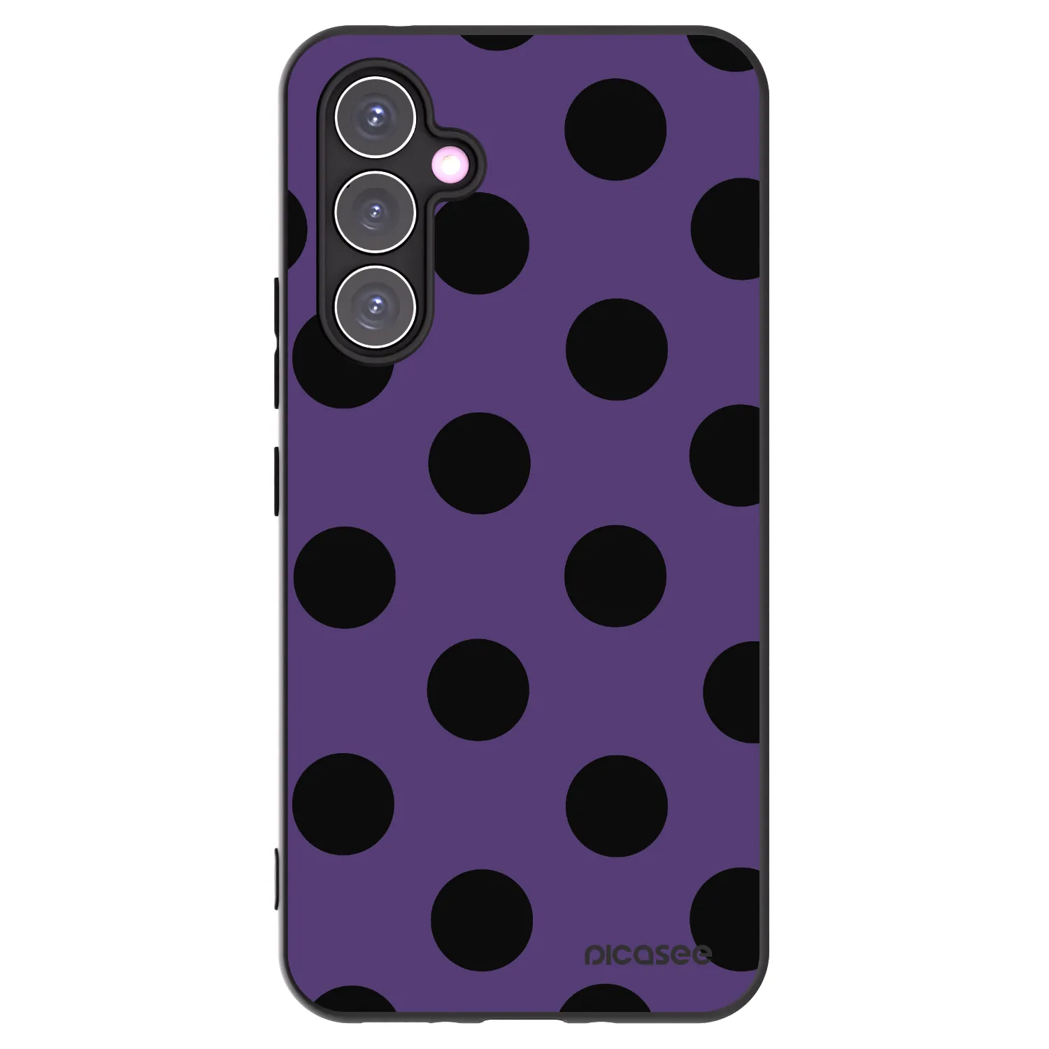 Picasee silikónový čierny obal pre Samsung Galaxy A54 5G A546B - Big flickers 2