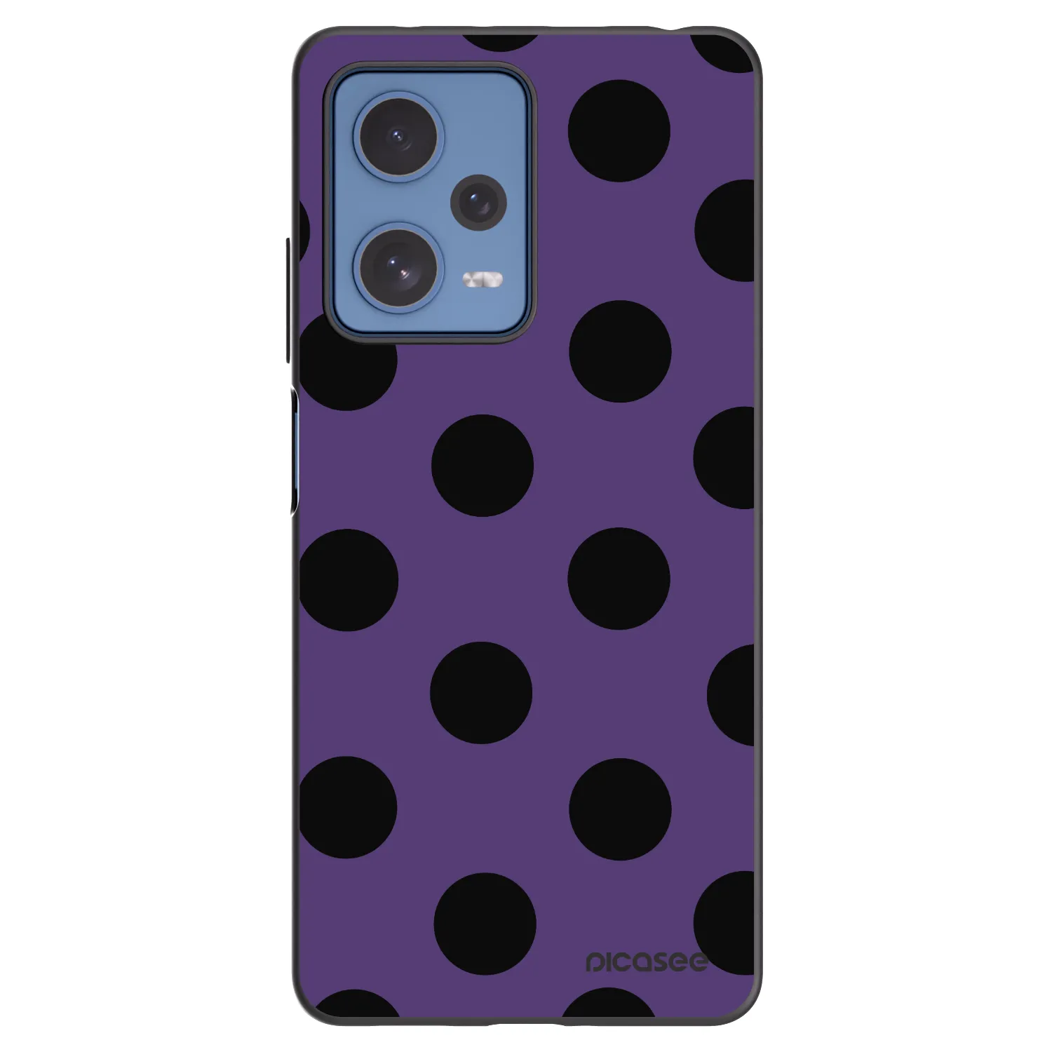 Picasee silikónový čierny obal pre Xiaomi Redmi Note 12 Pro 5G - Big flickers 2