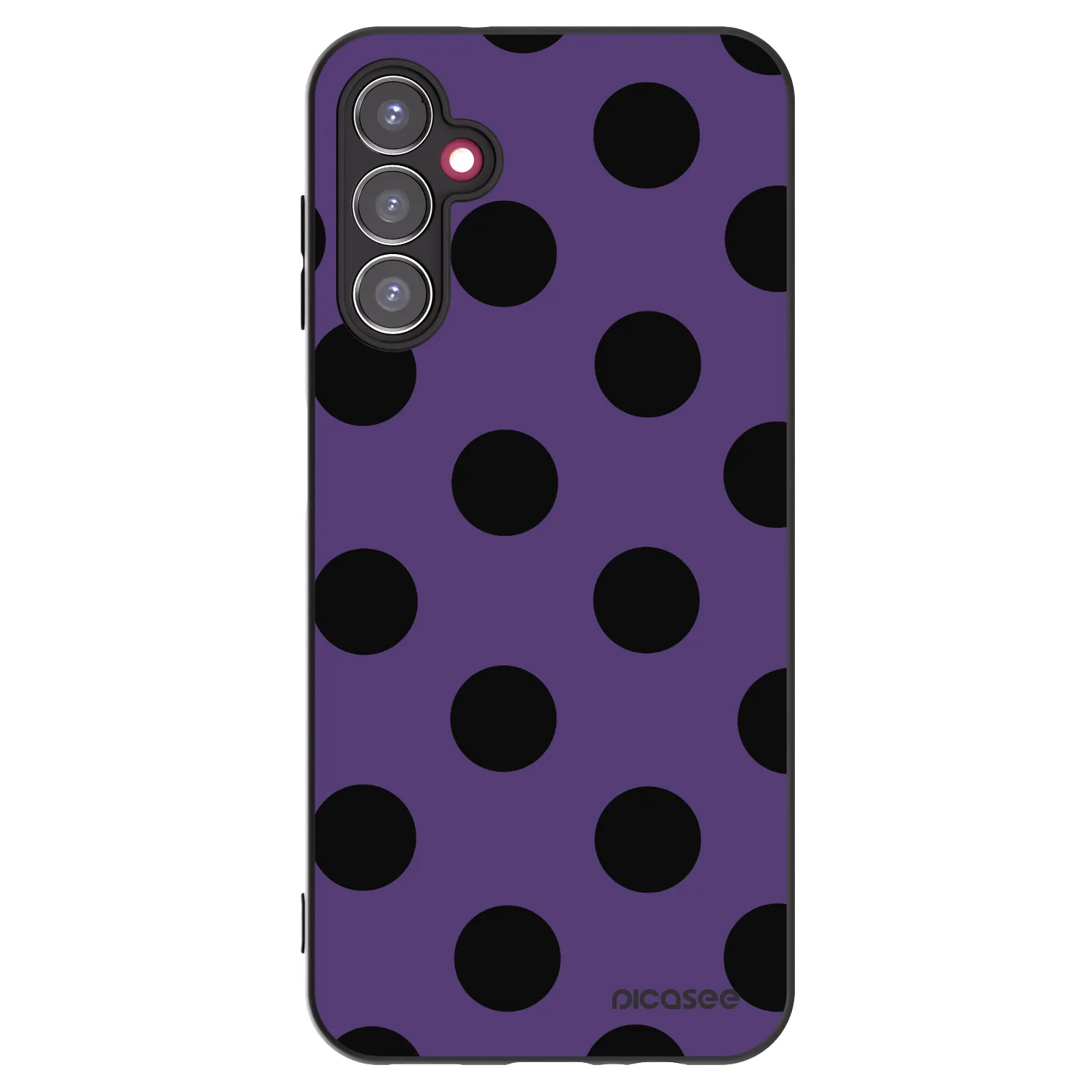 Picasee silikónový čierny obal pre Samsung Galaxy A14 5G A146P - Big flickers 2