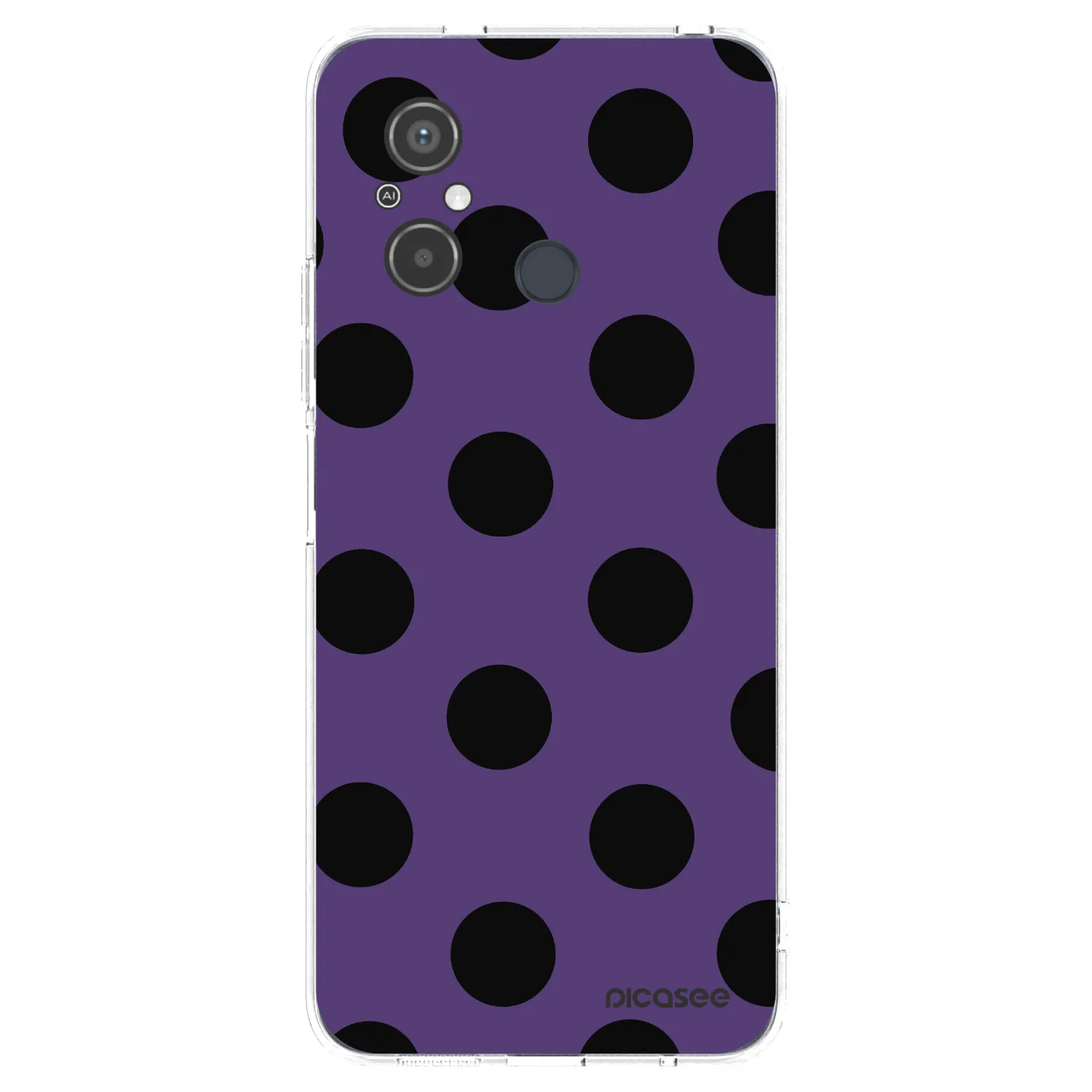 Picasee silikónový prehľadný obal pre Xiaomi Redmi 12C - Big flickers 2