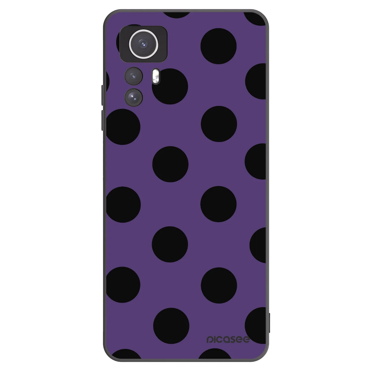 Picasee silikónový čierny obal pre Xiaomi Redmi Note 12S - Big flickers 2