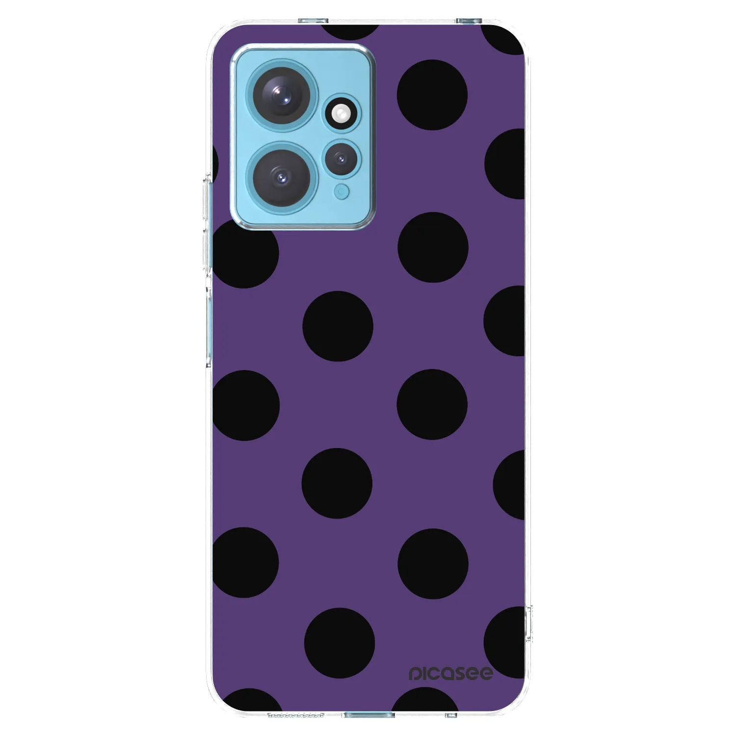 Picasee silikónový prehľadný obal pre Xiaomi Redmi Note 12 4G - Big flickers 2