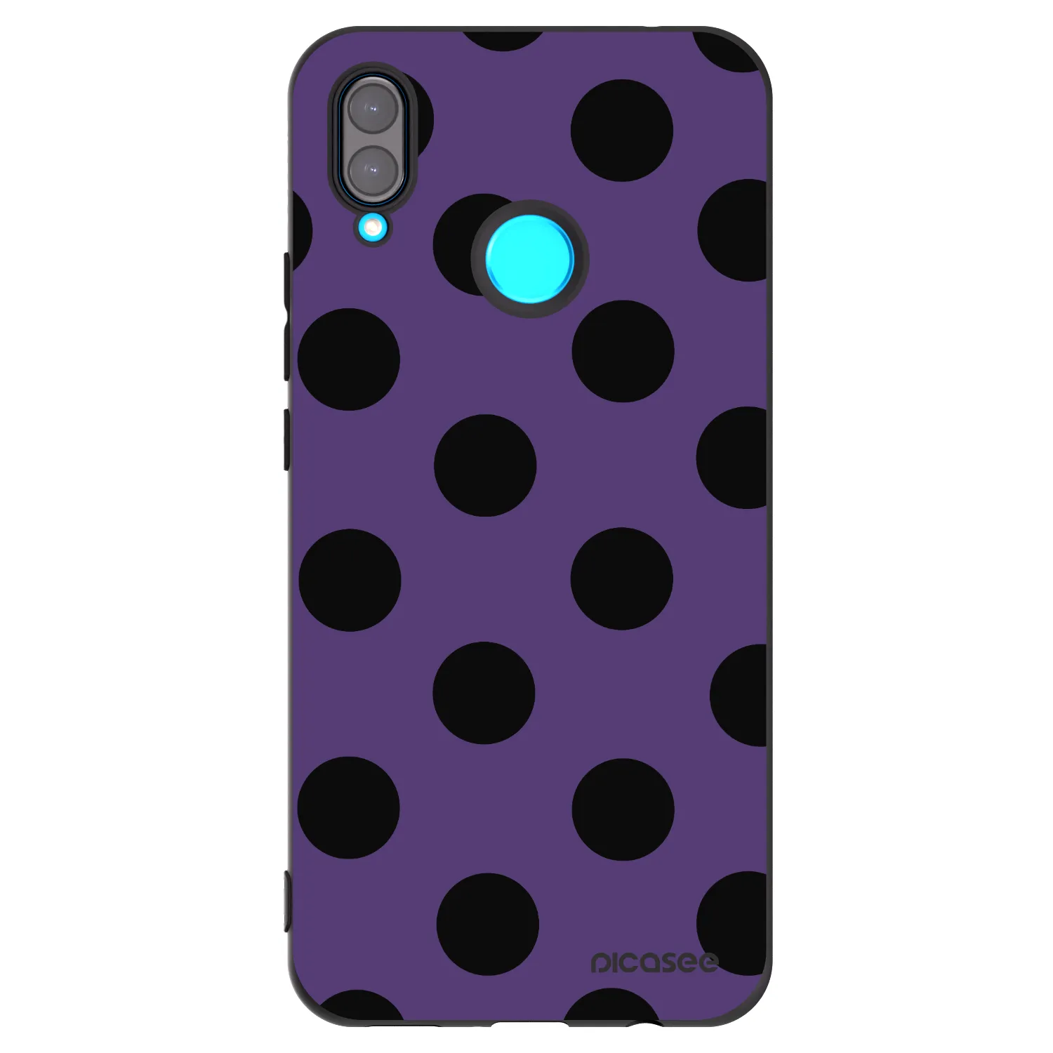 Picasee silikónový čierny obal pre Huawei Nova 3 - Big flickers 2