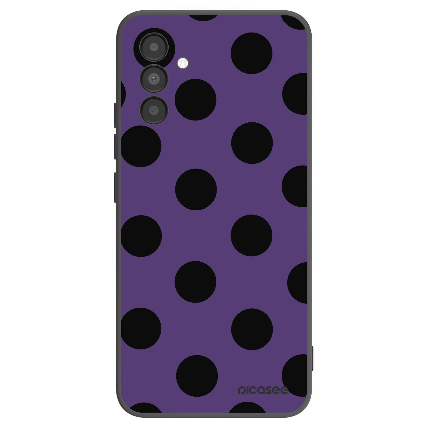 Picasee silikónový čierny obal pre Samsung Galaxy A04s A047F - Big flickers 2
