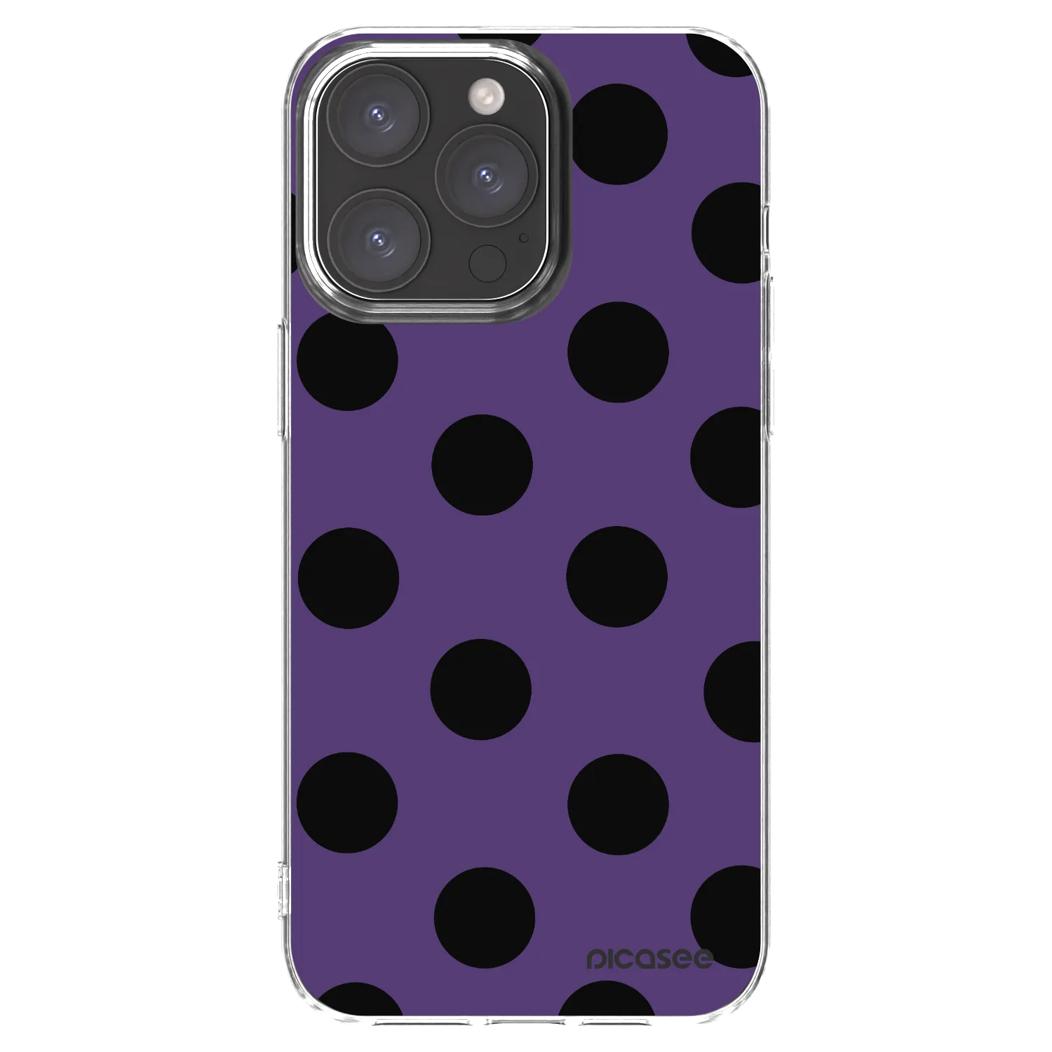 Picasee silikónový prehľadný obal pre Apple iPhone 15 Pro Max - Big flickers 2
