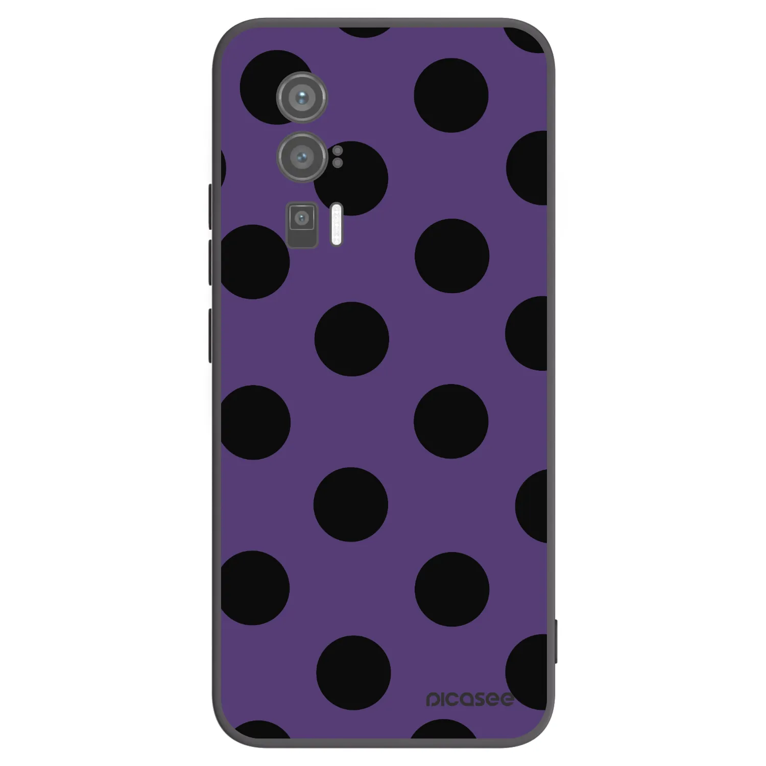 Picasee silikónový čierny obal pre Xiaomi Poco F5 Pro 5G - Big flickers 2