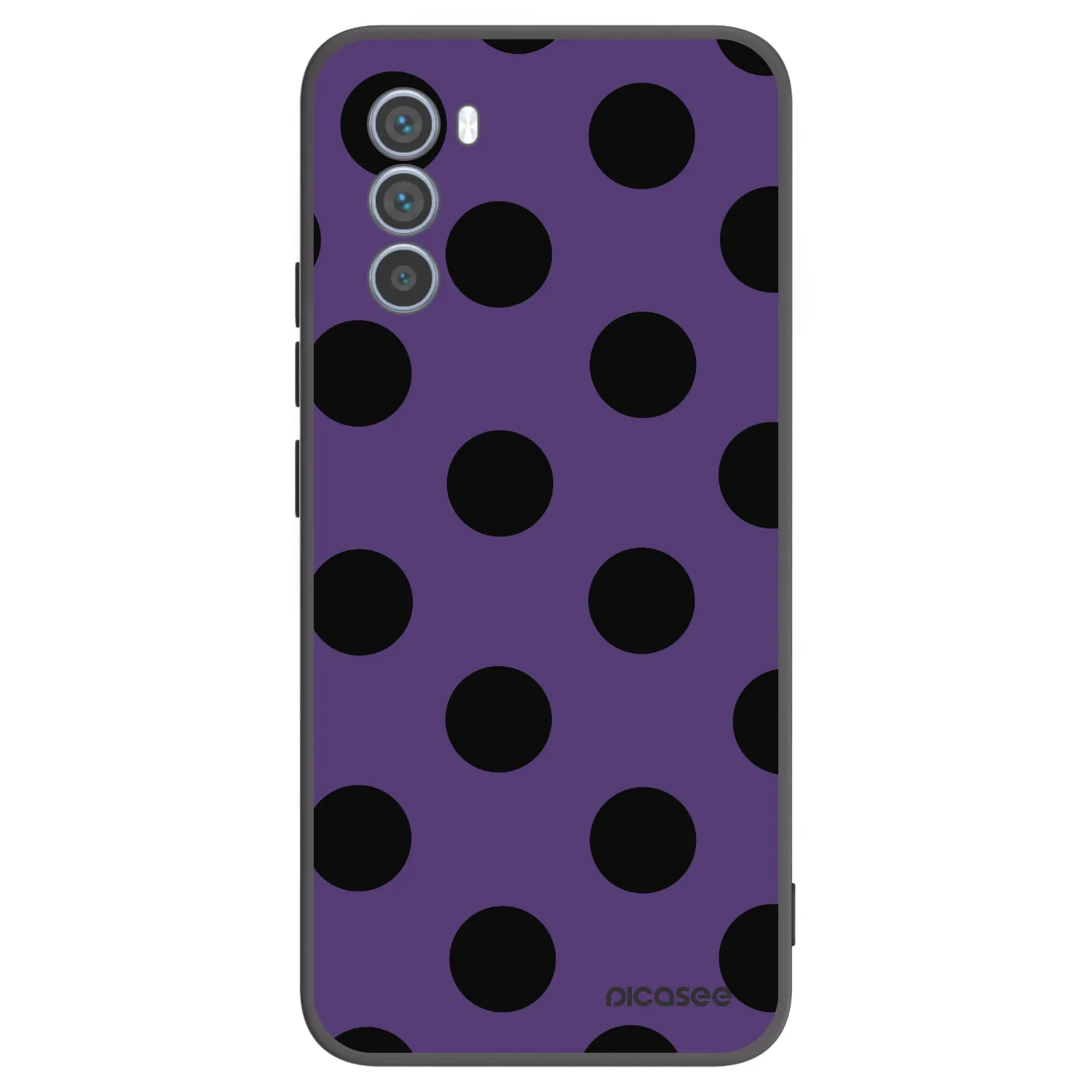 Picasee silikónový čierny obal pre Motorola Moto G62 - Big flickers 2