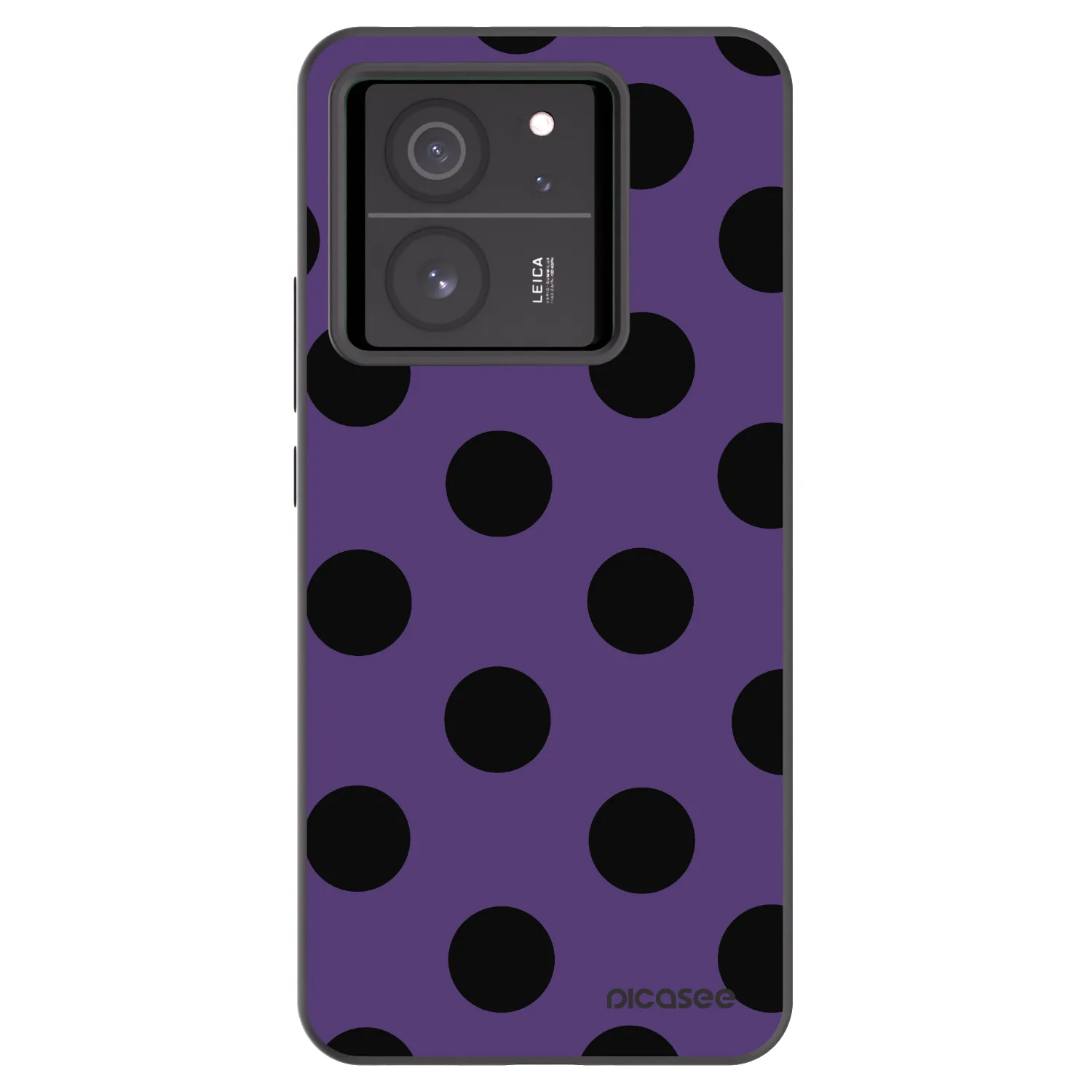Picasee silikónový čierny obal pre Xiaomi 13T - Big flickers 2