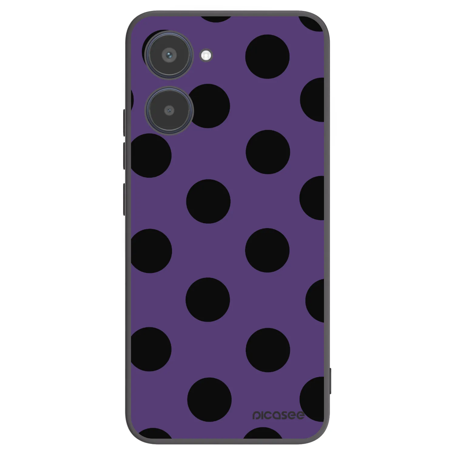 Picasee silikónový čierny obal pre Realme 10 4G - Big flickers 2