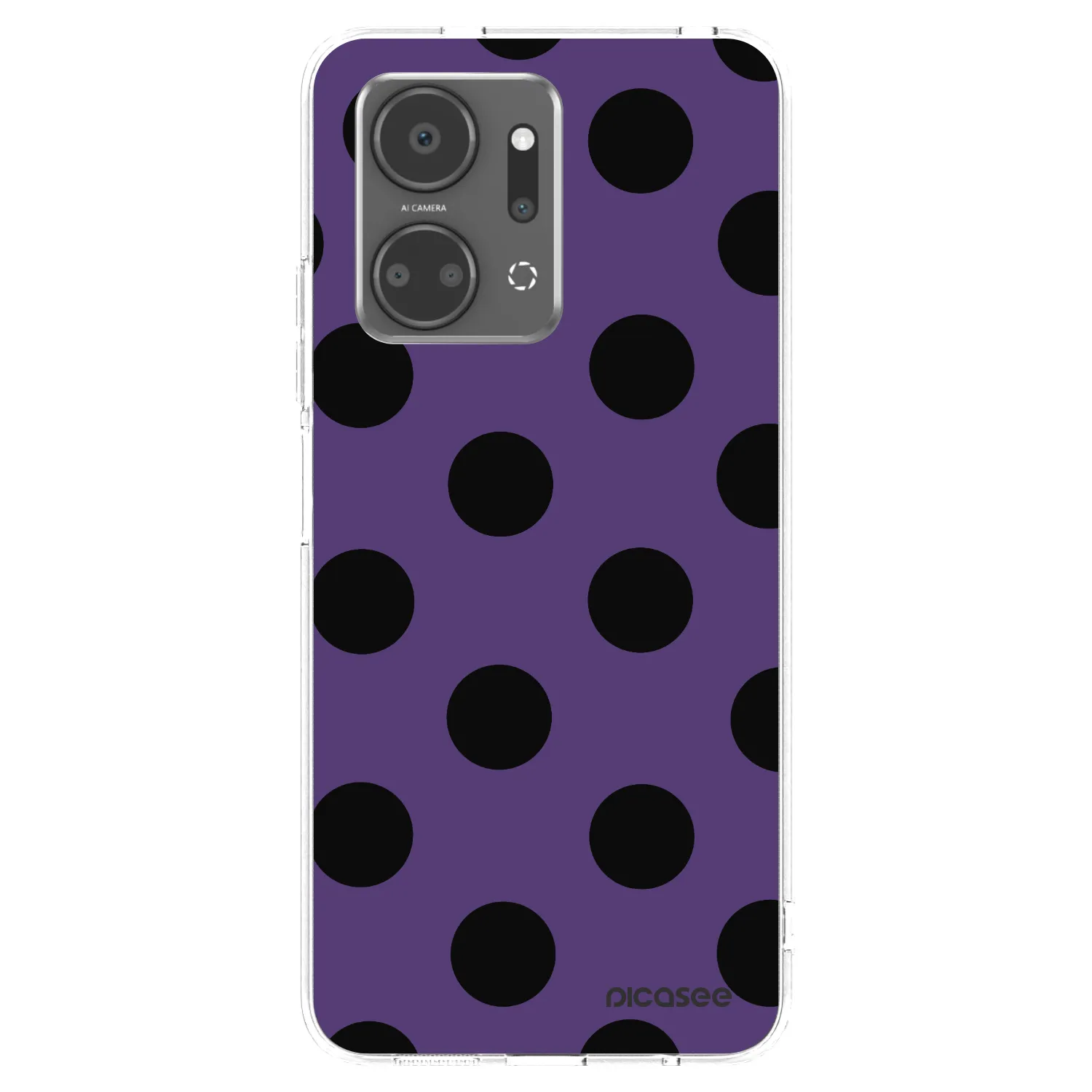 Picasee silikónový prehľadný obal pre Honor X7a - Big flickers 2