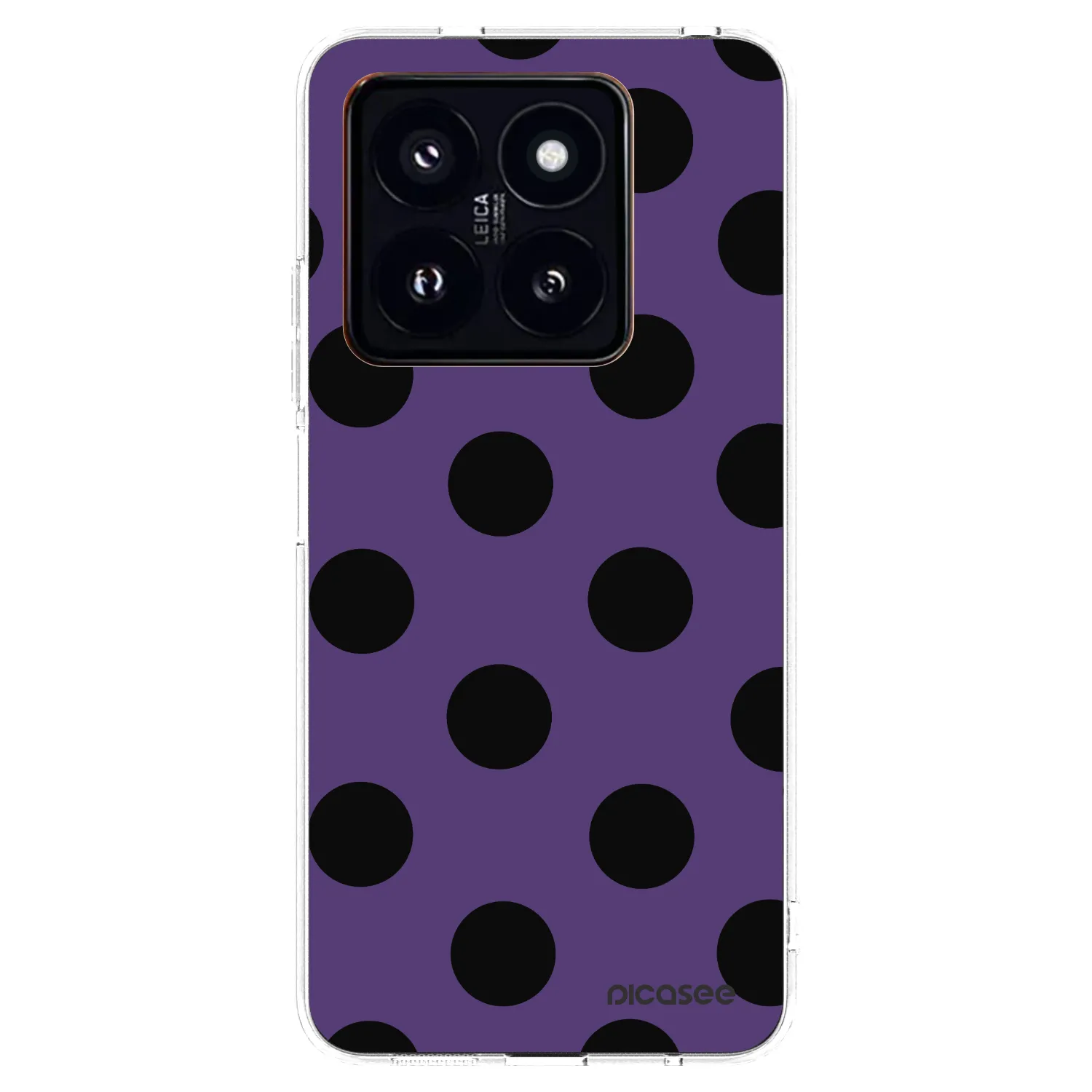 Picasee silikónový prehľadný obal pre Xiaomi 14 Pro - Big flickers 2
