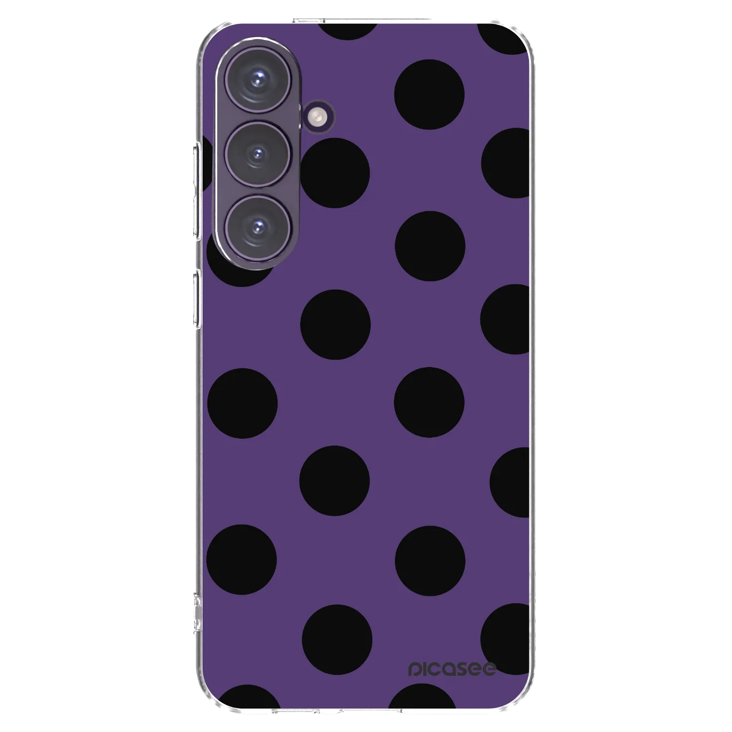 Picasee silikónový prehľadný obal pre Samsung Galaxy S24+ S926B 5G - Big flickers 2