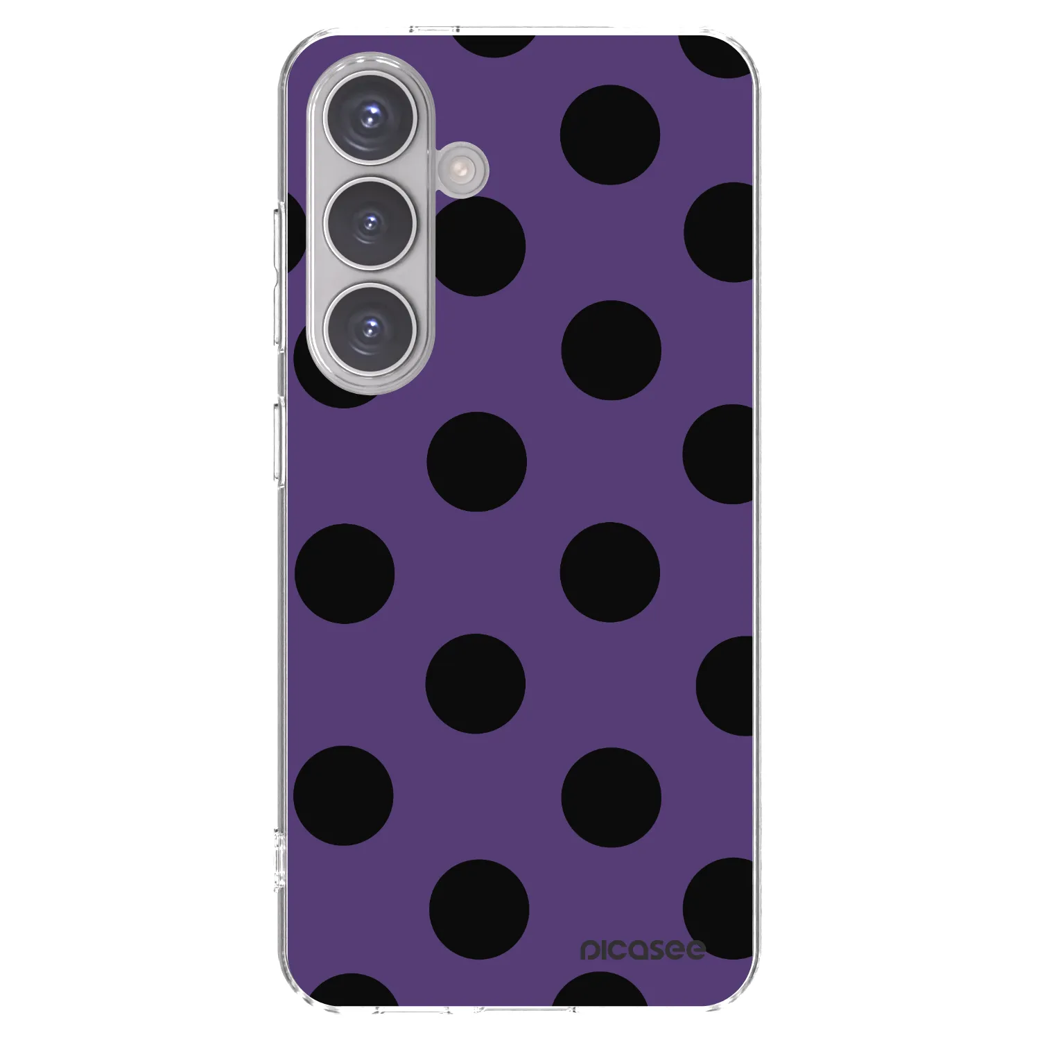 Picasee silikónový prehľadný obal pre Samsung Galaxy S24 S921B 5G - Big flickers 2