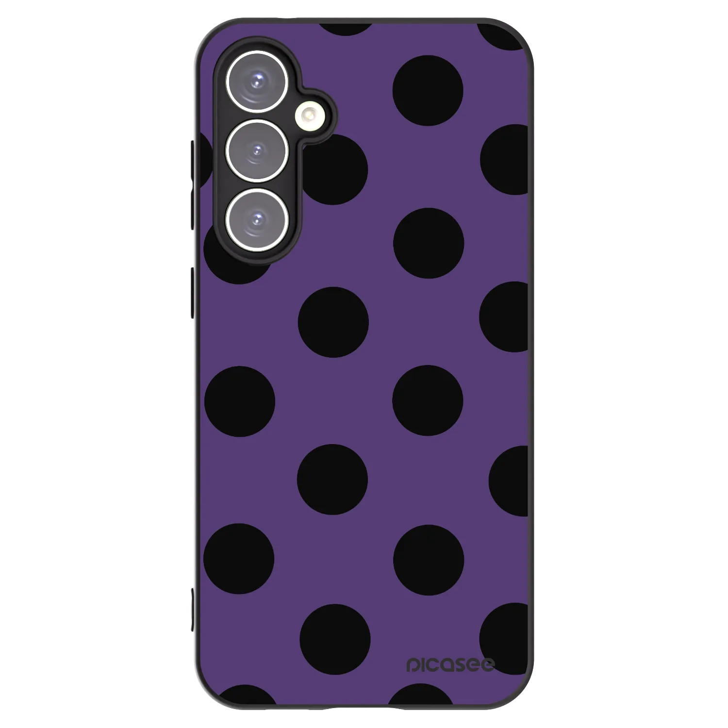 Picasee silikónový čierny obal pre Samsung Galaxy S23 FE S711B - Big flickers 2