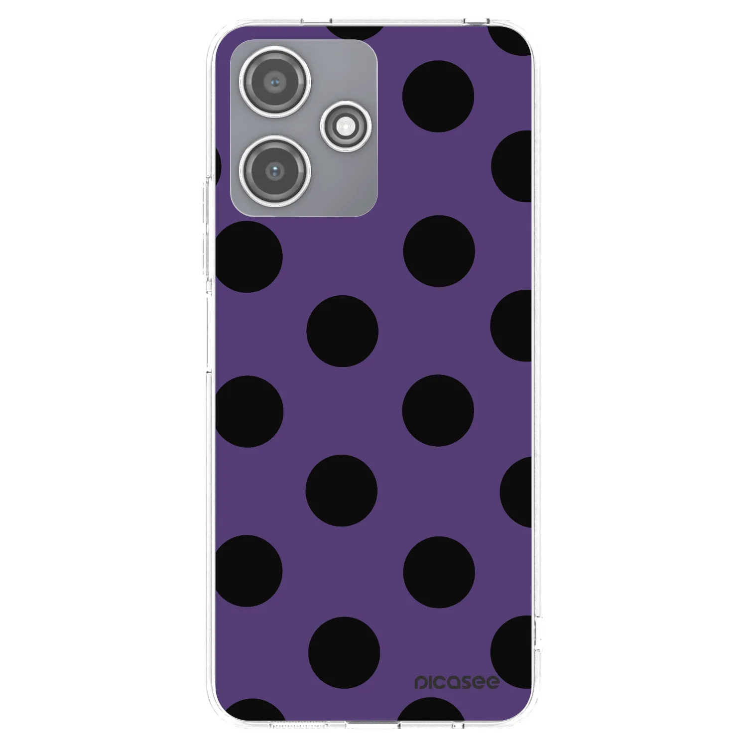 Picasee silikónový prehľadný obal pre Xiaomi Redmi 12 5G - Big flickers 2
