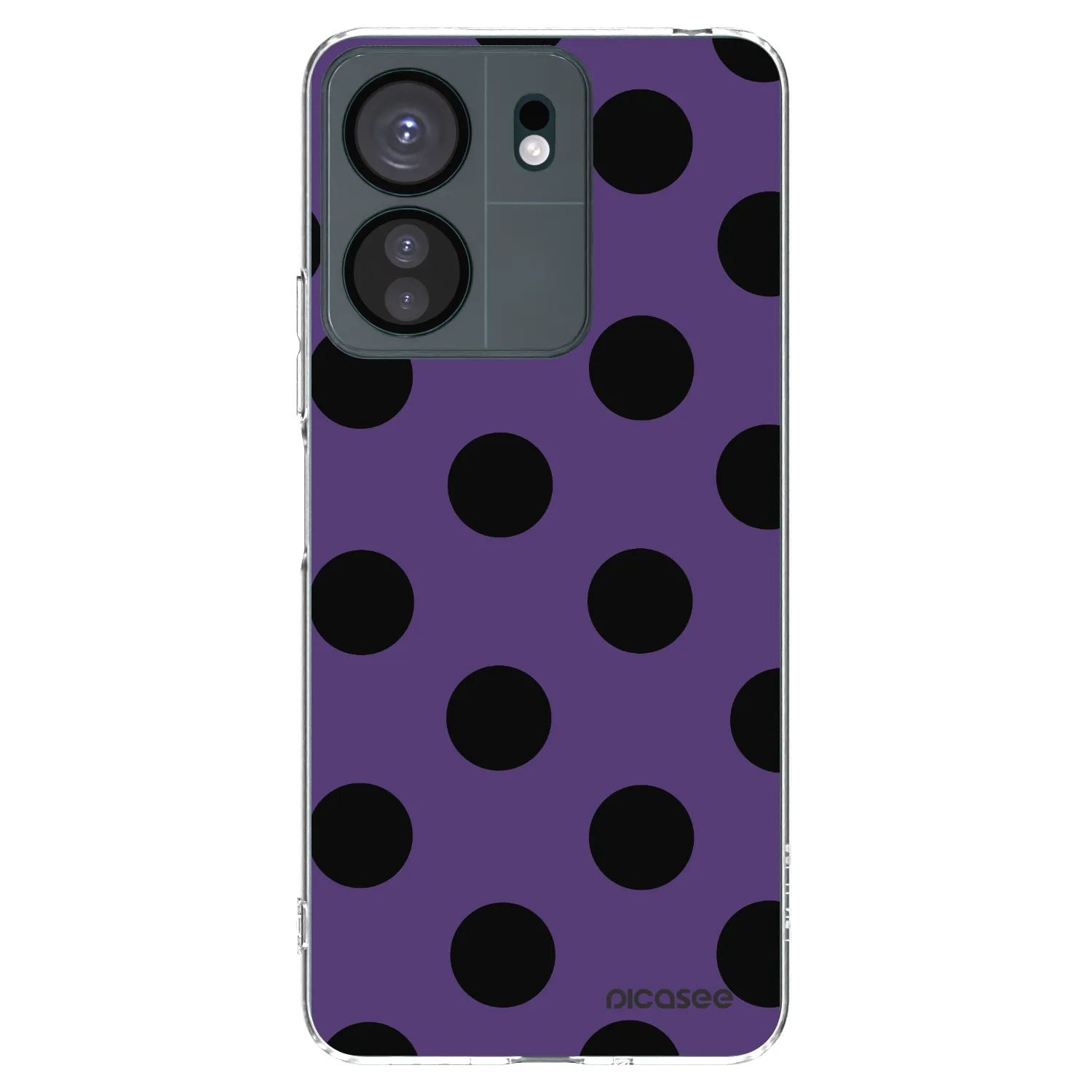 Picasee silikónový prehľadný obal pre Xiaomi Redmi 13C 4G - Big flickers 2