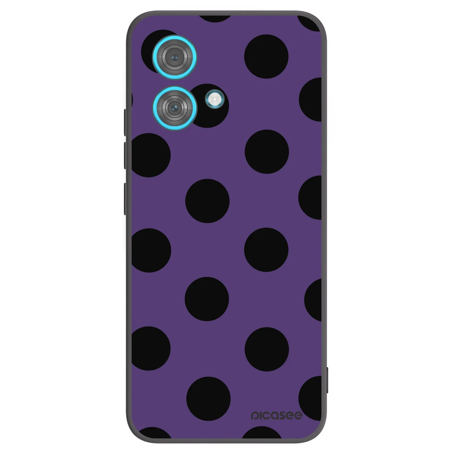 Picasee silikónový čierny obal pre Motorola Edge 40 Neo - Big flickers 2
