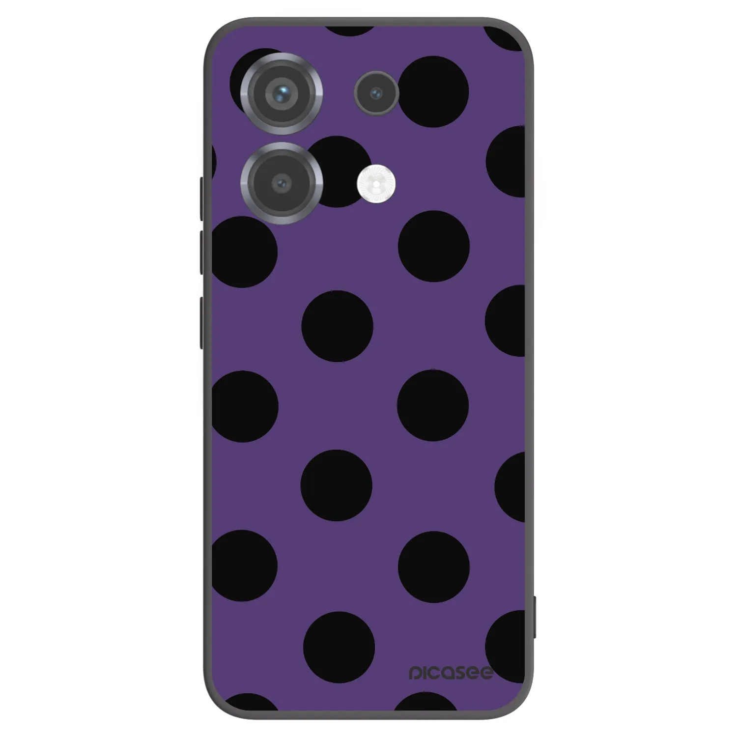 Picasee silikónový čierny obal pre Xiaomi Poco X6 - Big flickers 2