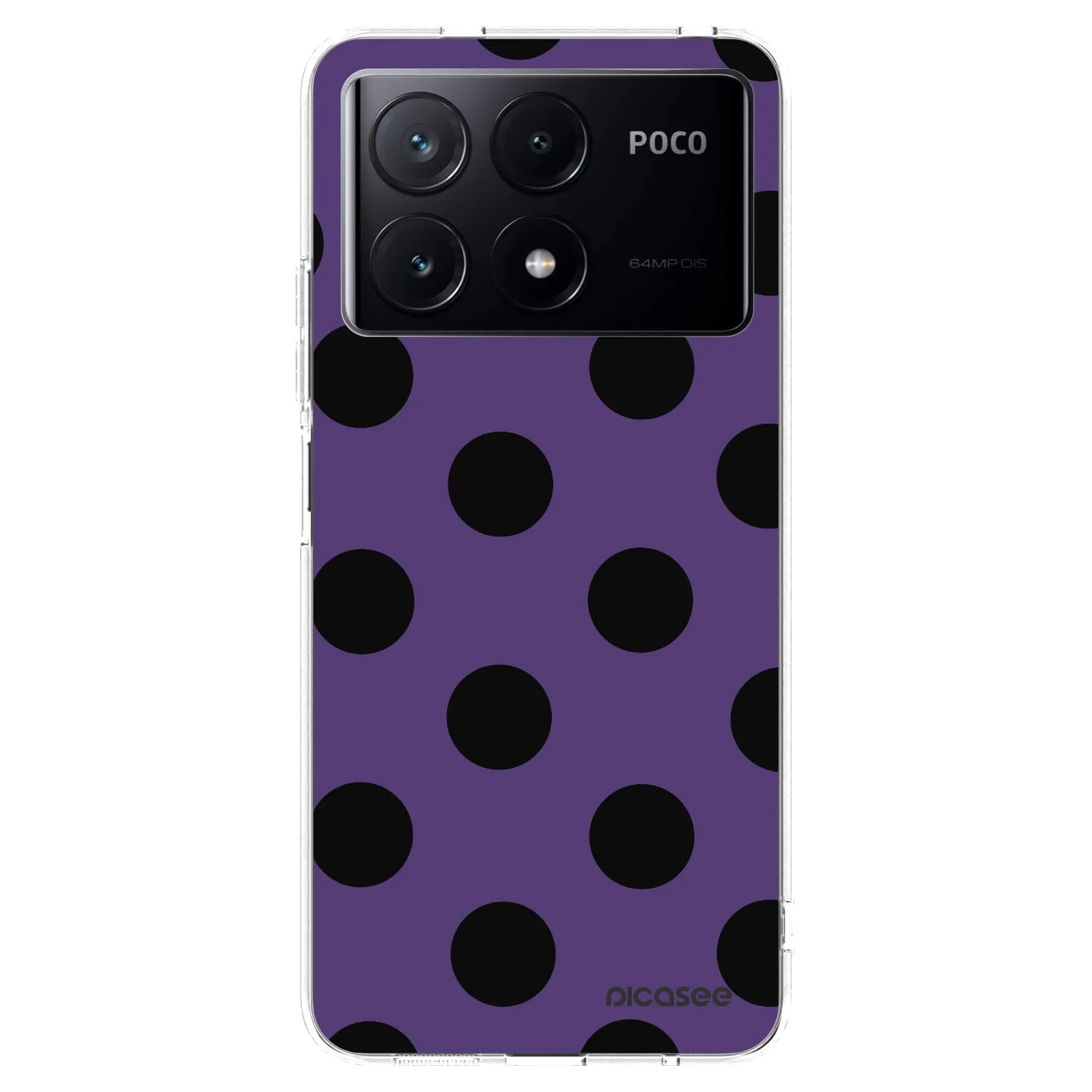 Picasee silikónový prehľadný obal pre Xiaomi Poco X6 Pro - Big flickers 2
