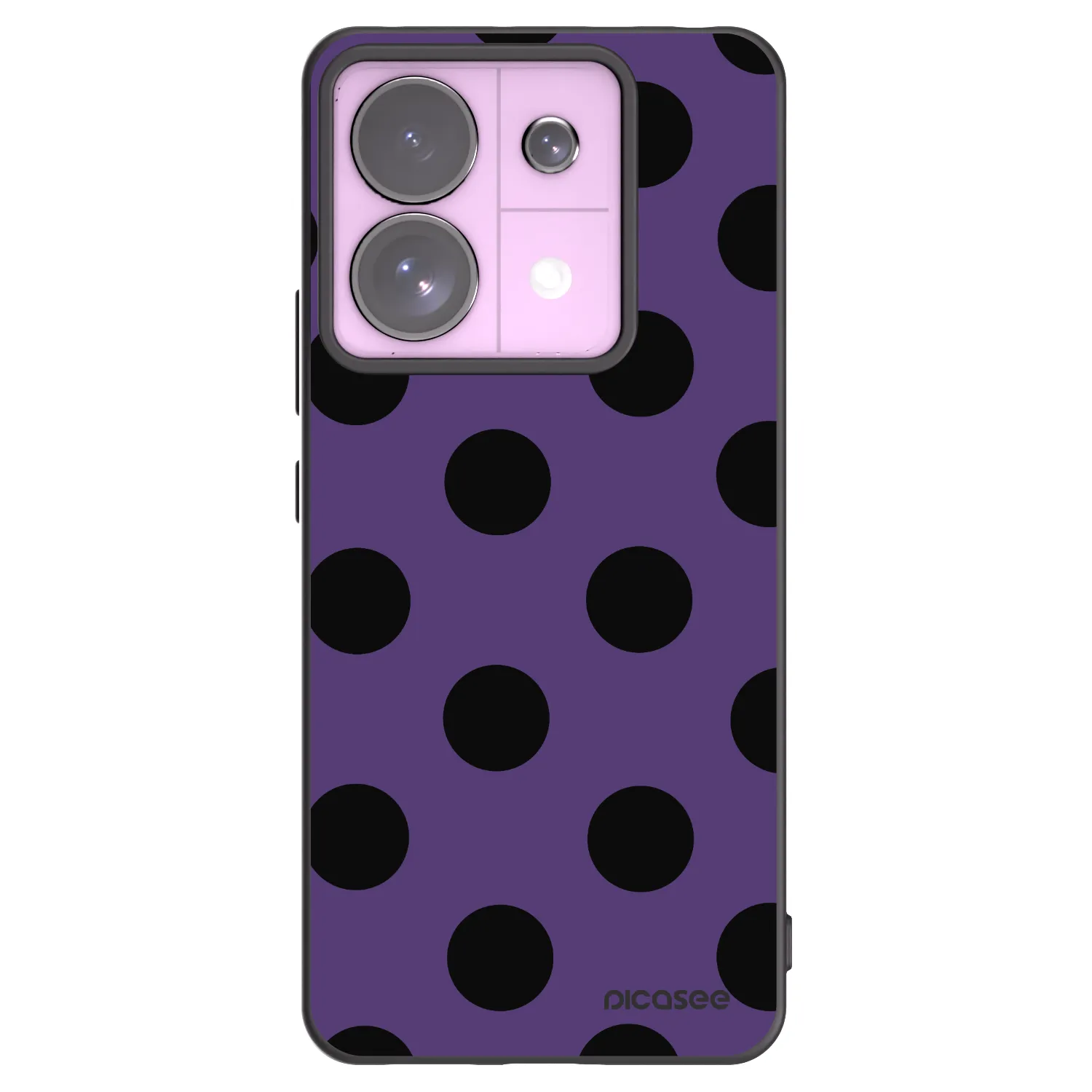 Picasee silikónový čierny obal pre Xiaomi Redmi Note 13 Pro 5G - Big flickers 2