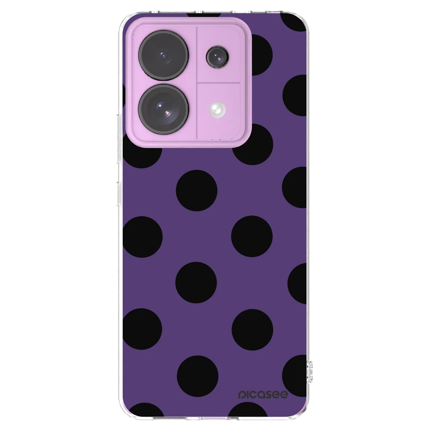 Picasee silikónový prehľadný obal pre Xiaomi Redmi Note 13 Pro 5G - Big flickers 2