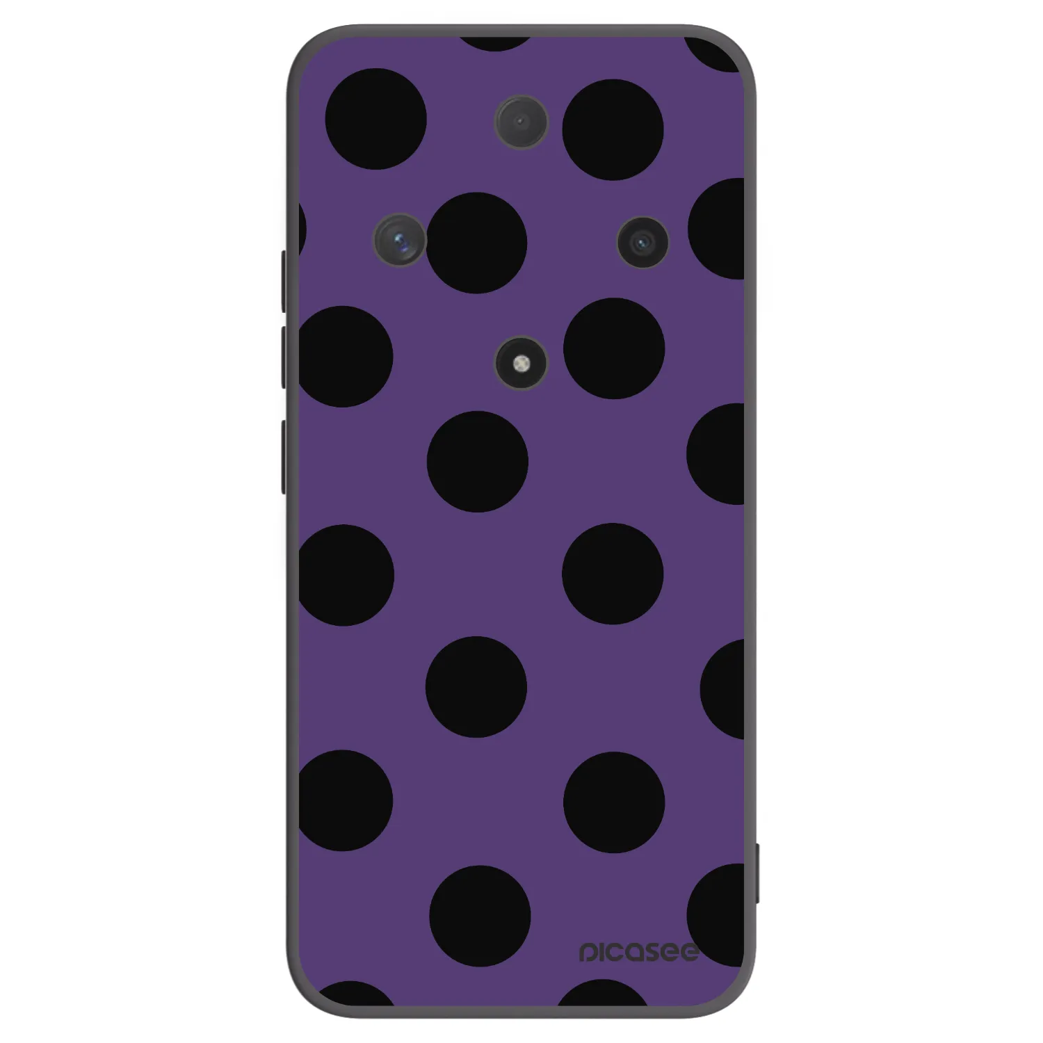 Picasee silikónový čierny obal pre Honor Magic6 Lite 5G - Big flickers 2