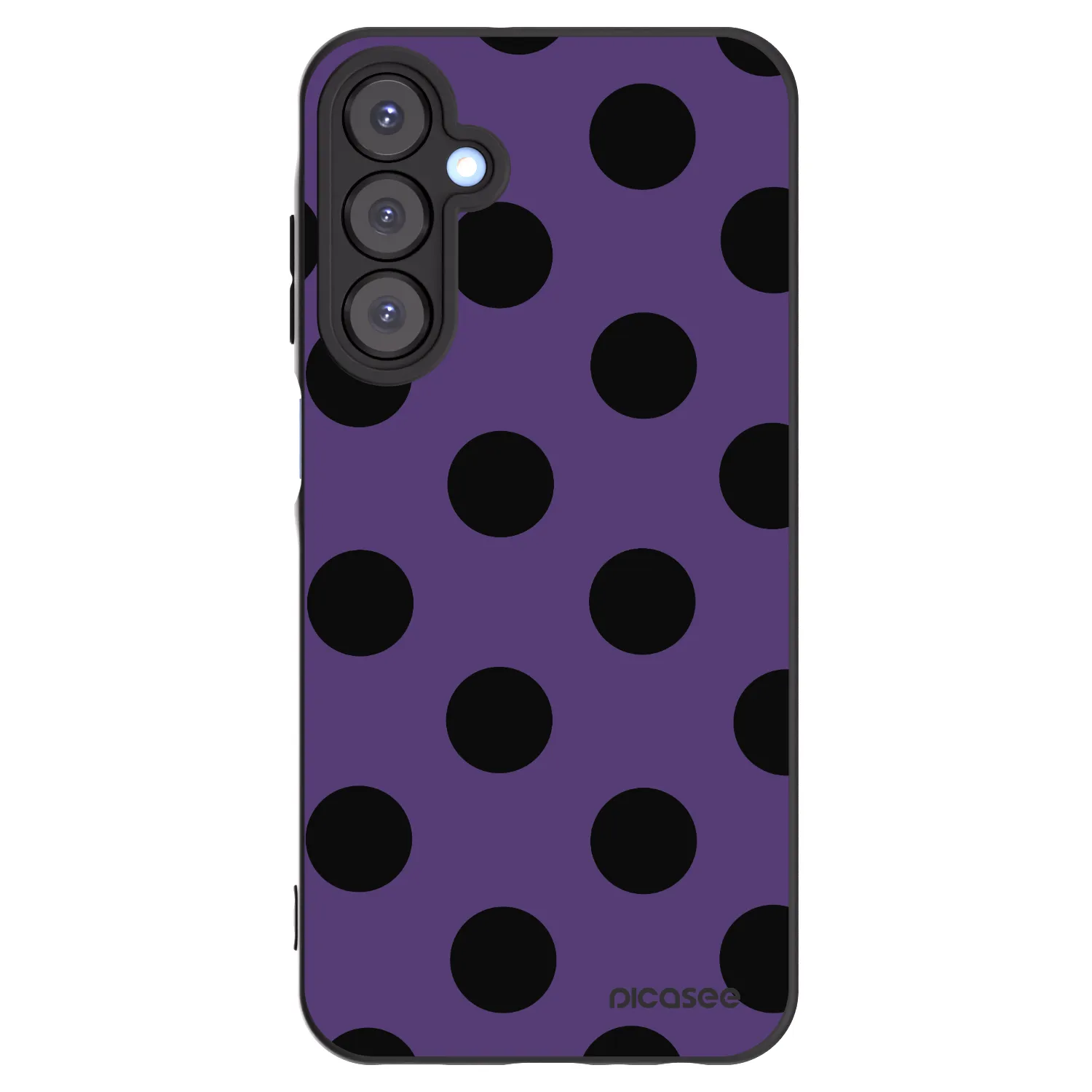 Picasee silikónový čierny obal pre Samsung Galaxy A25 A256B 5G - Big flickers 2