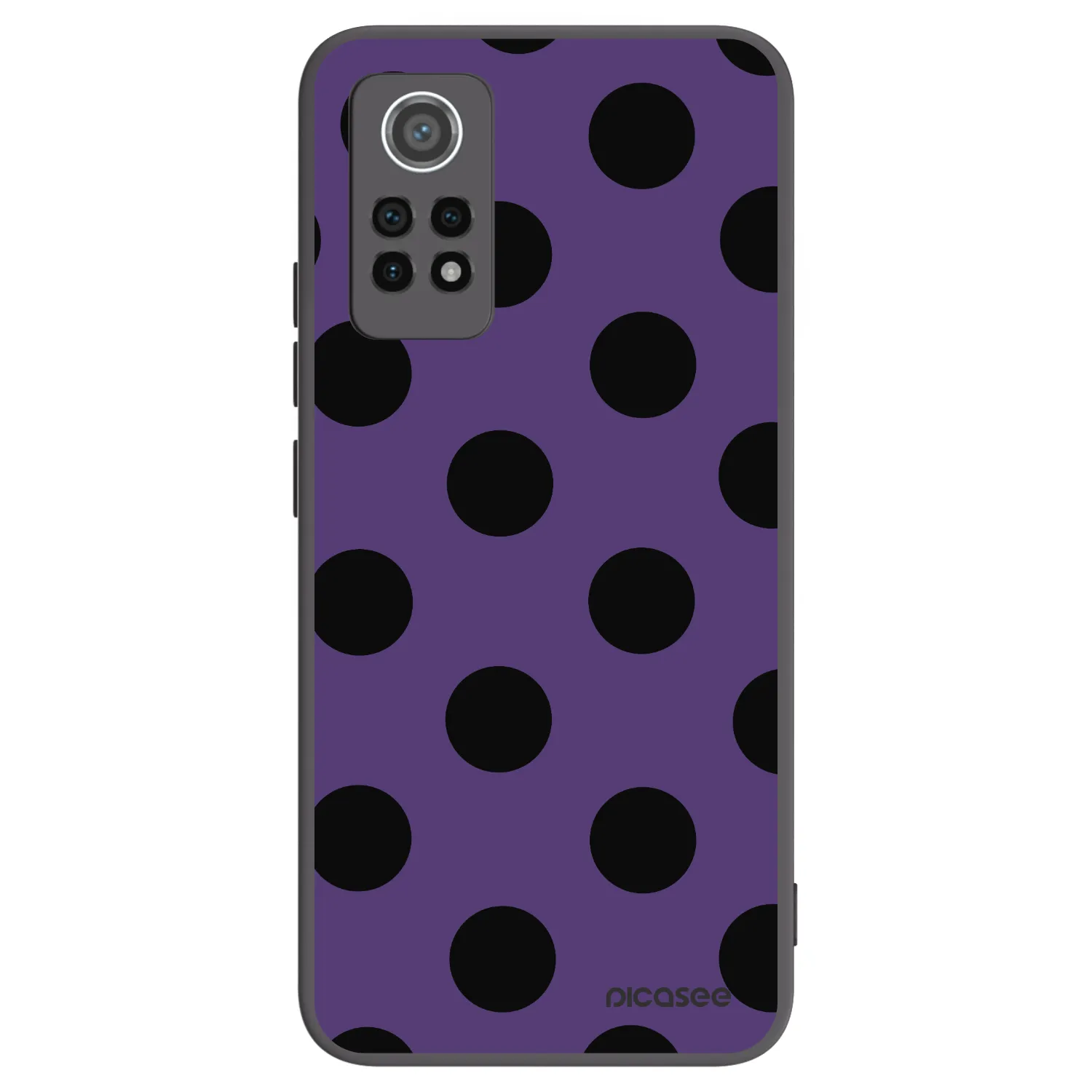 Picasee silikónový čierny obal pre Xiaomi Redmi Note 12 Pro 4G - Big flickers 2