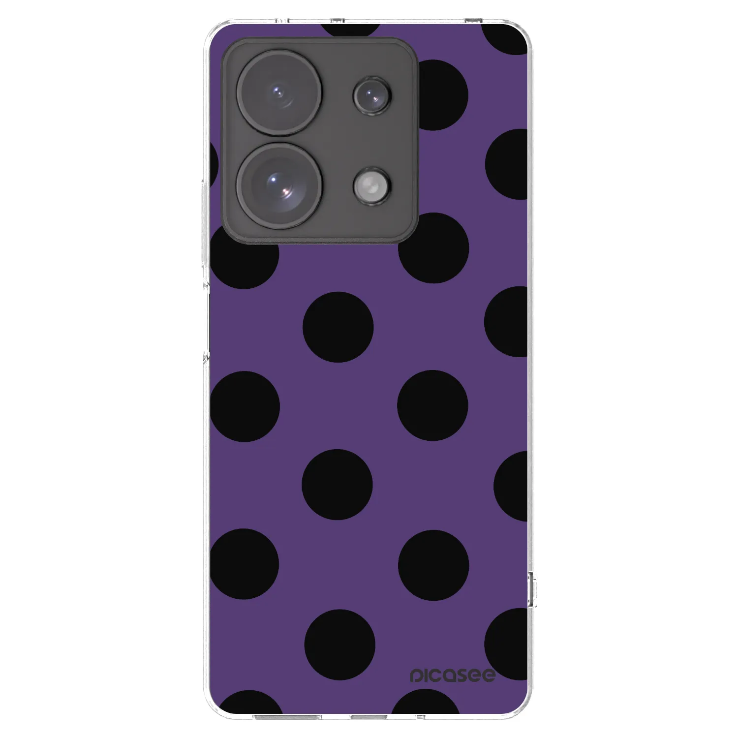 Picasee silikónový prehľadný obal pre Xiaomi Redmi Note 13 Pro 4G - Big flickers 2