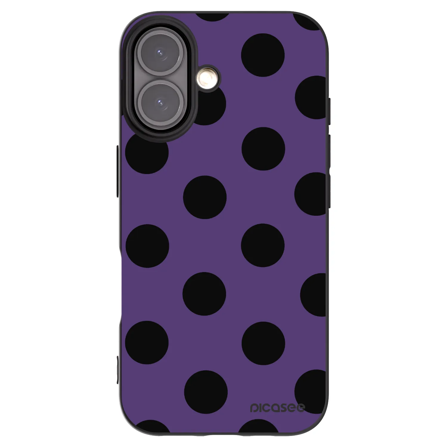 Picasee silikónový čierny obal pre Apple iPhone 16 - Big flickers 2