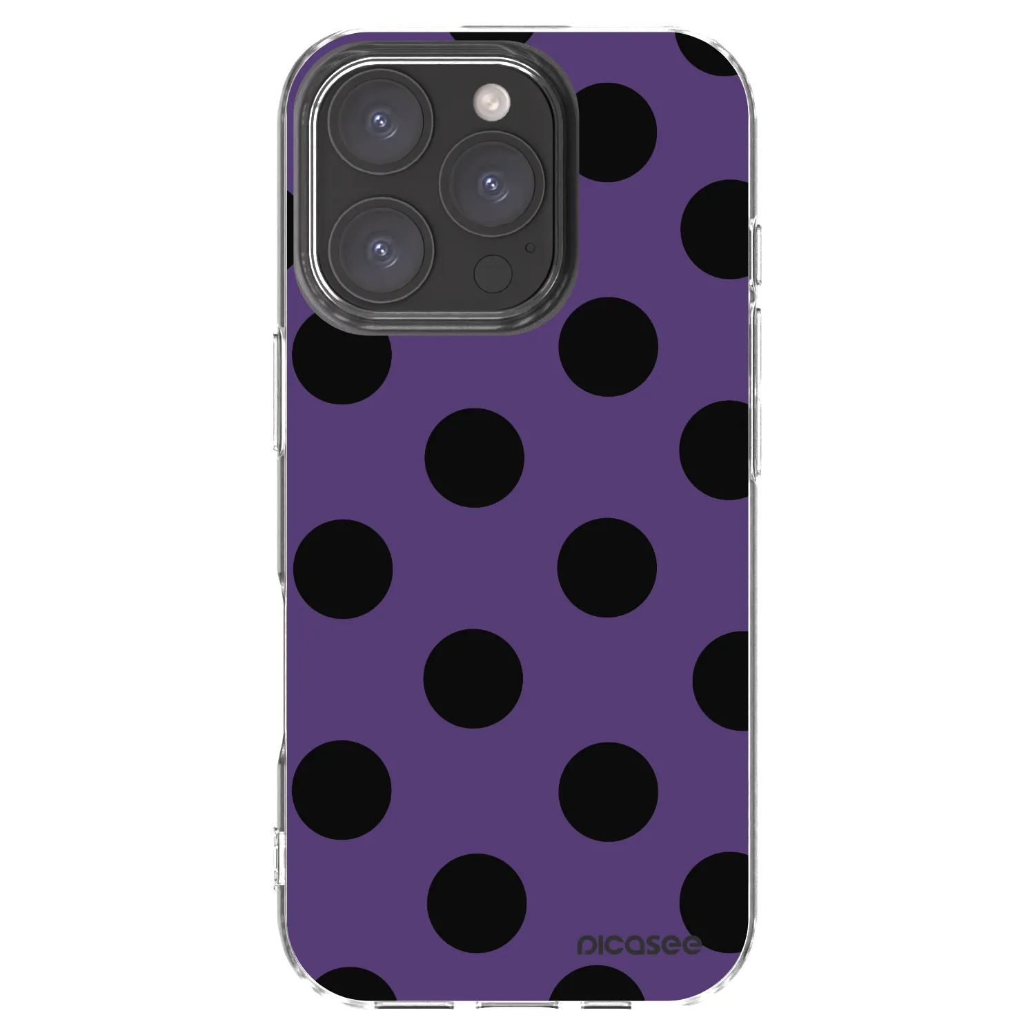 Picasee silikónový prehľadný obal pre Apple iPhone 16 Pro - Big flickers 2
