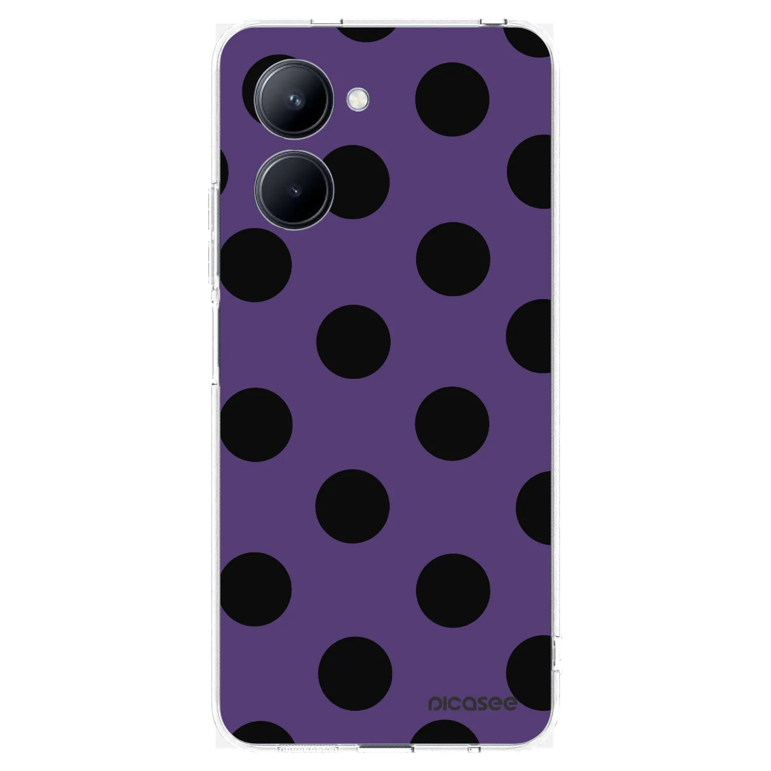 Picasee silikónový prehľadný obal pre Realme C33 (2023) - Big flickers 2