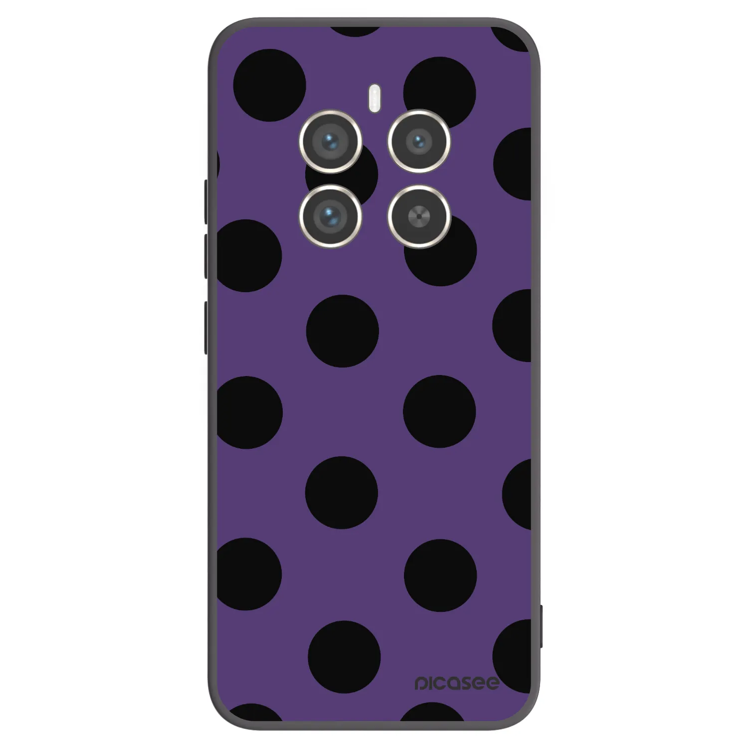 Picasee silikónový čierny obal pre Realme 12 Pro 5G - Big flickers 2