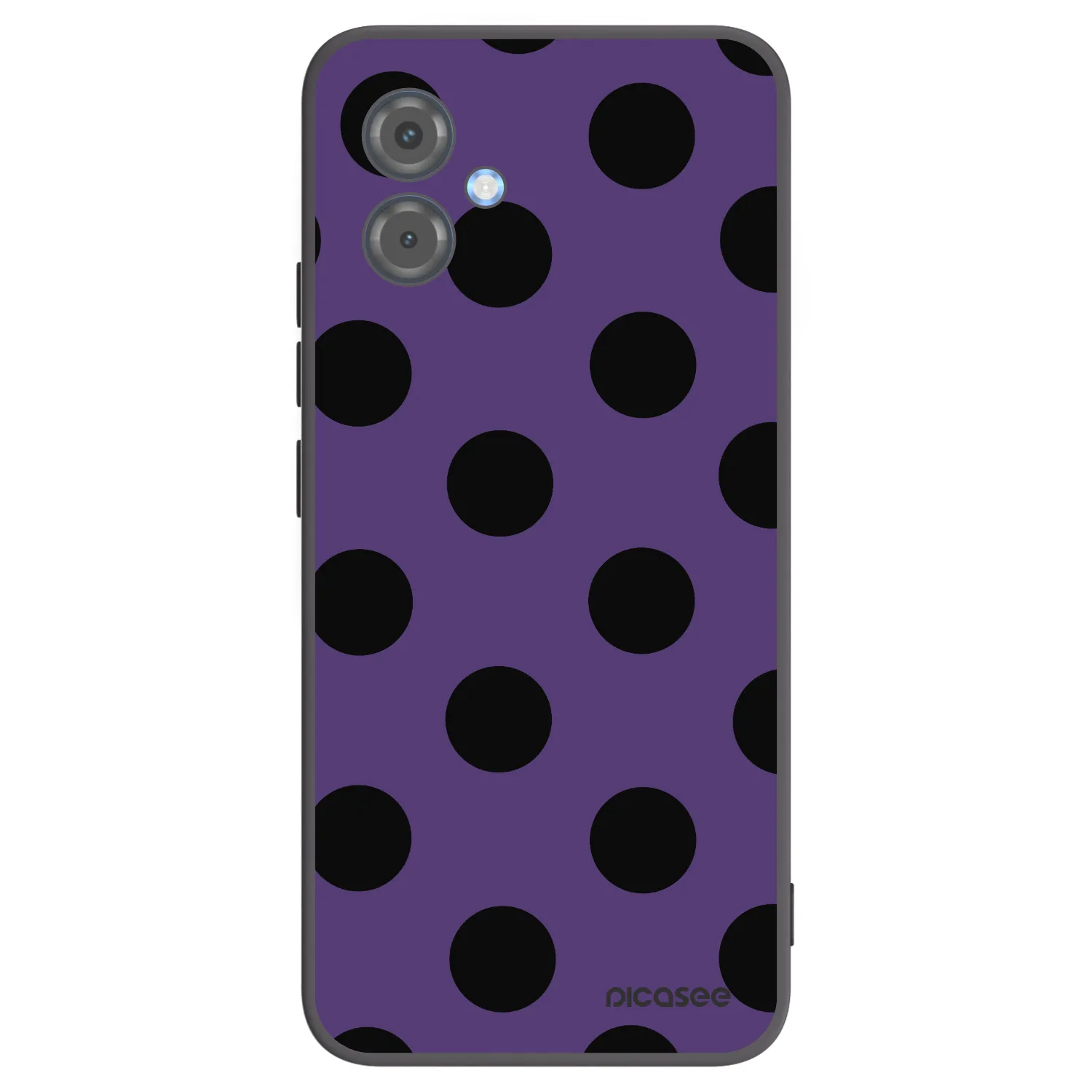 Picasee silikónový čierny obal pre Motorola Moto G14 - Big flickers 2