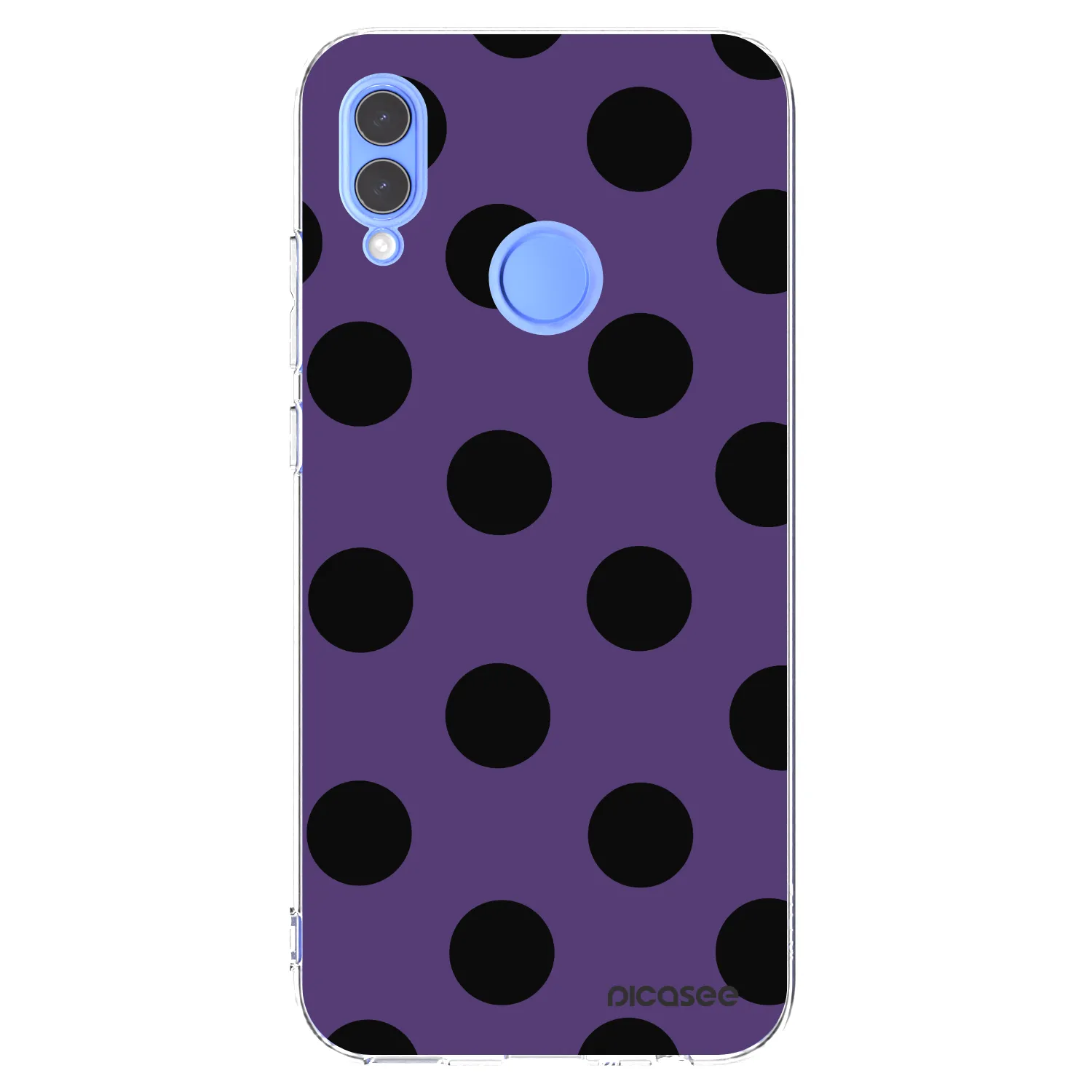 Picasee silikónový prehľadný obal pre Huawei P Smart 2019 - Big flickers 2
