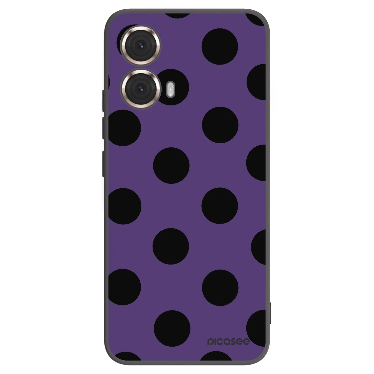 Picasee silikónový čierny obal pre Motorola Moto G85 - Big flickers 2